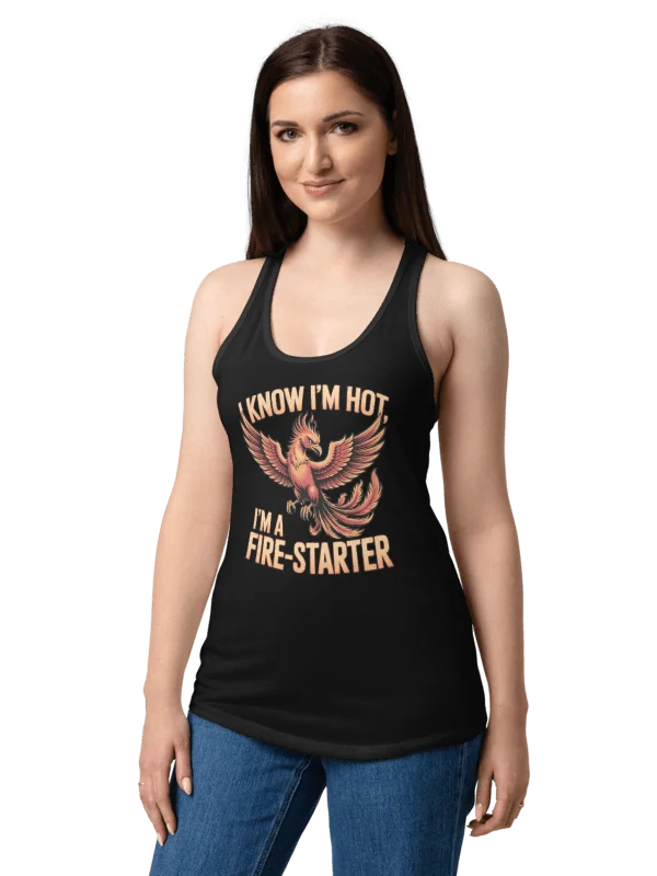 I know I'm Hot Human Design Manifestor Tank Top product image (1)