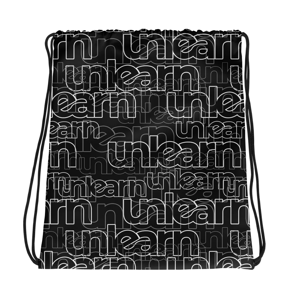 Wired Drawstring Bag: Black product image (1)