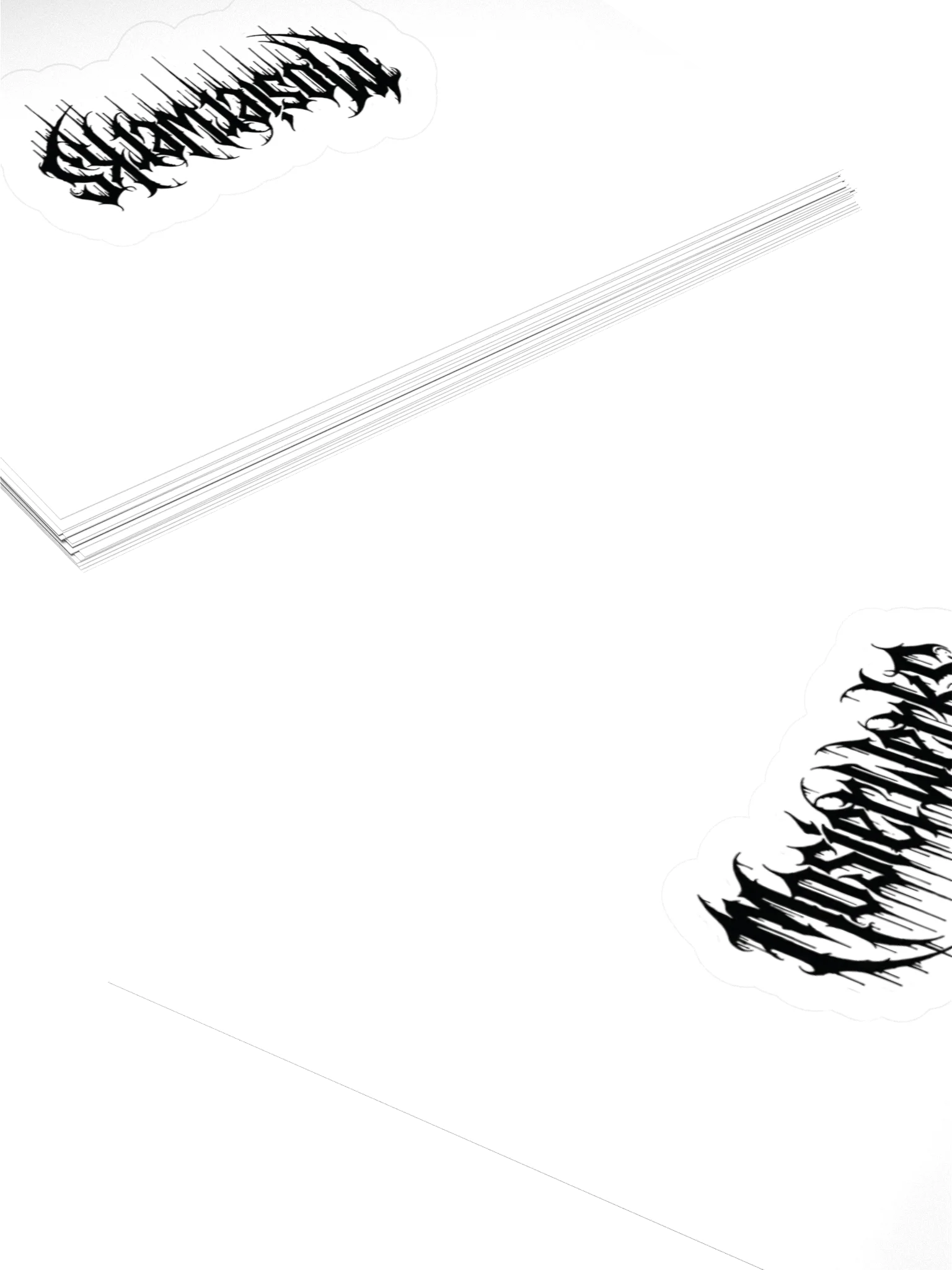 Sticker Gothic Black product image (11)