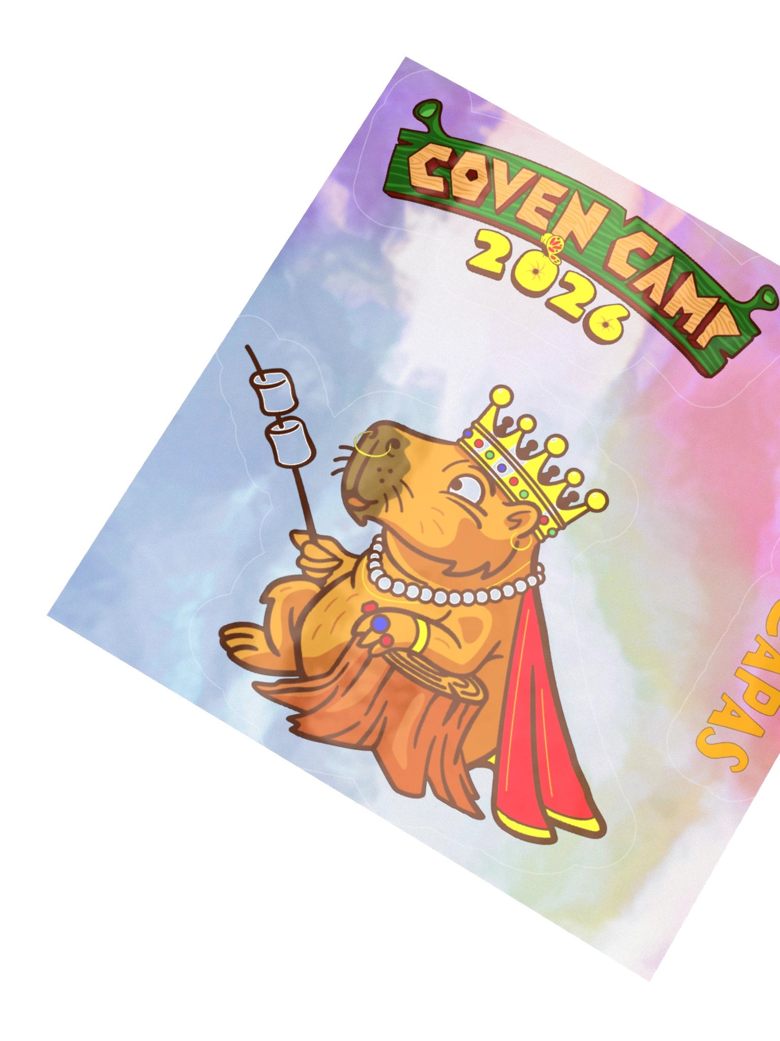 Holo Golden Capa Sticker Sheet product image (2)