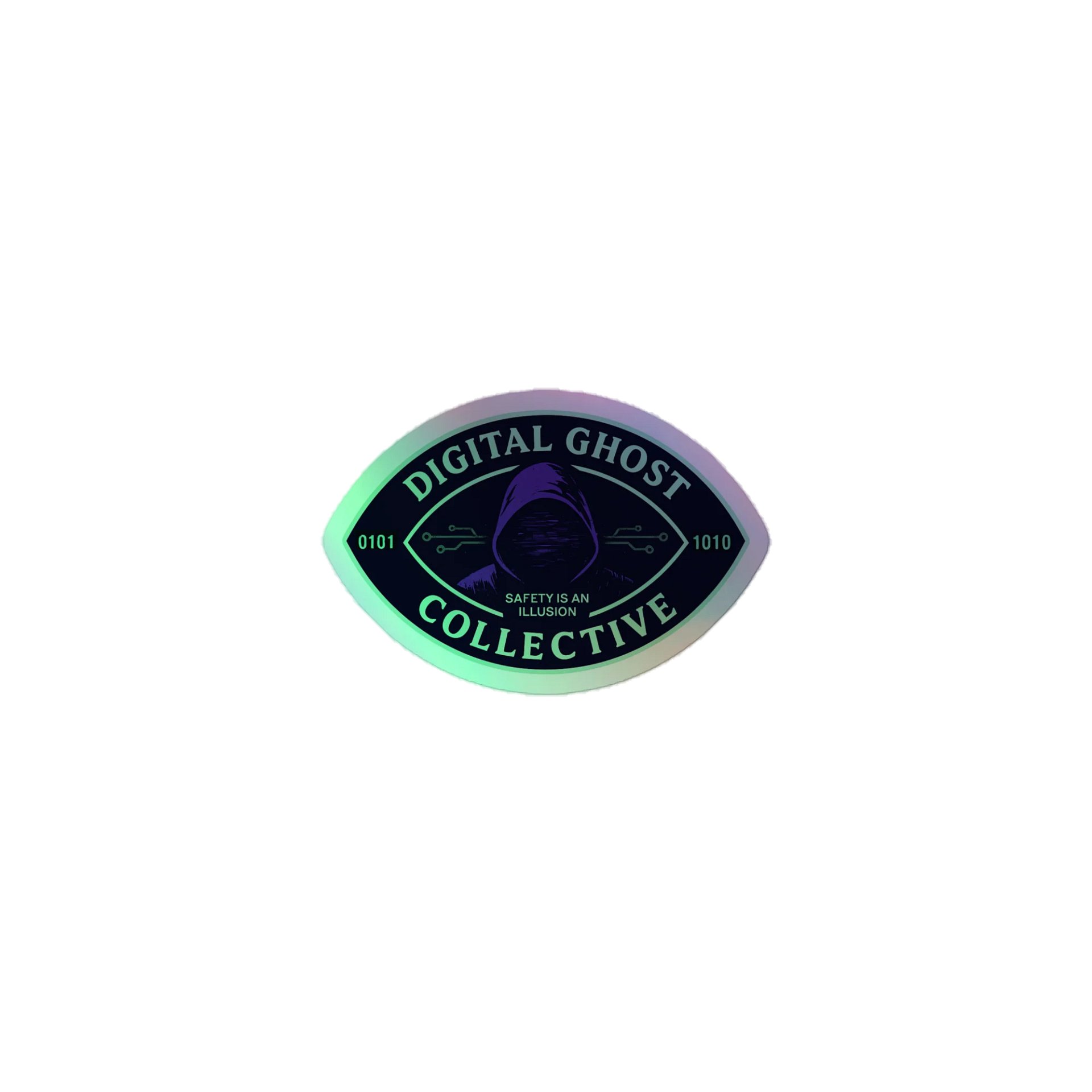 Digital Ghost Collective Reflective Sticker product image (1)