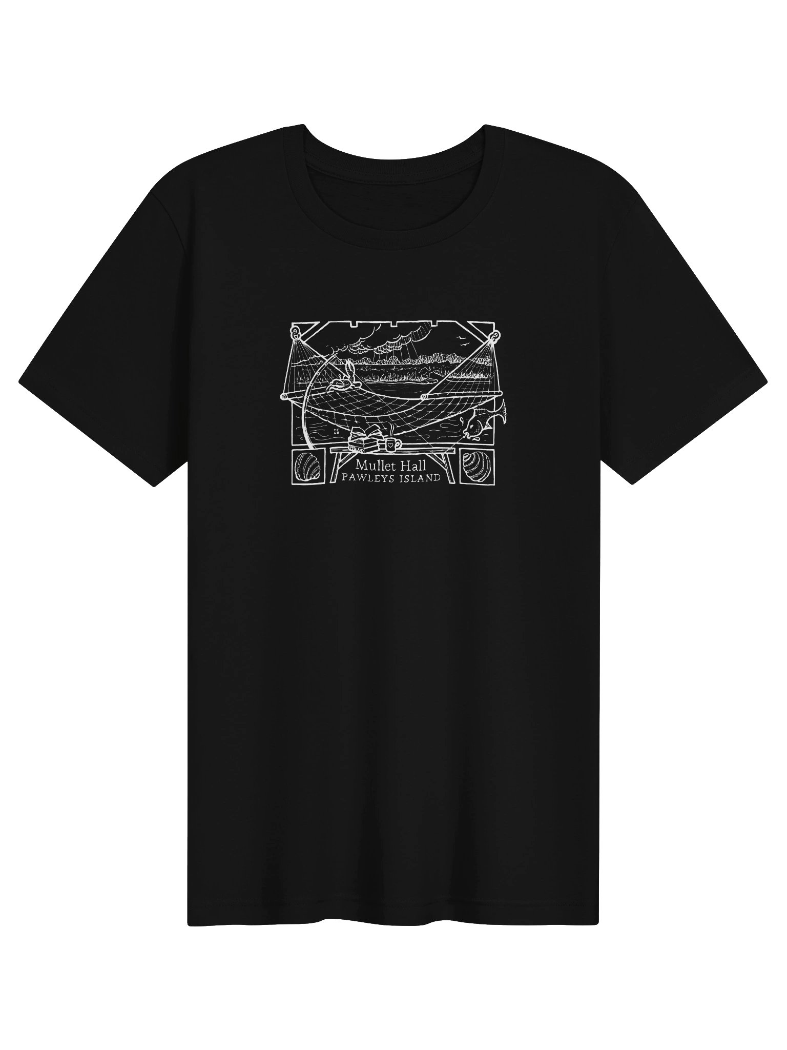 Mullet Hall, Pawleys Island Tee — Dark product image (1)