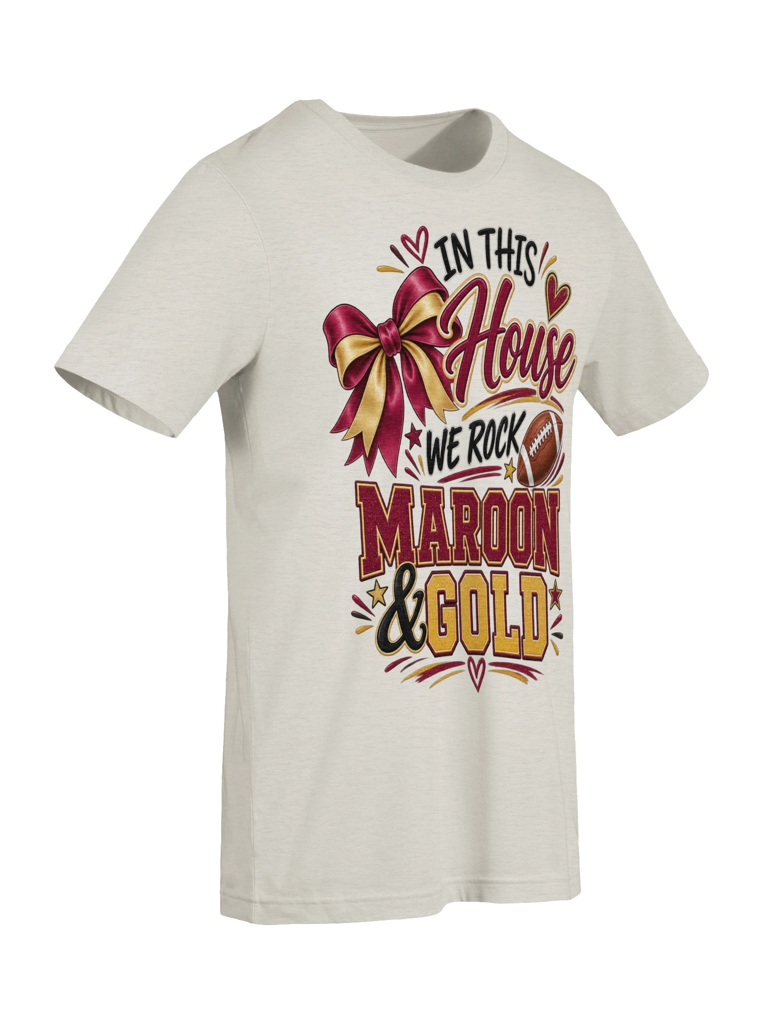 Rock Maroon & Gold Tee product image (27)
