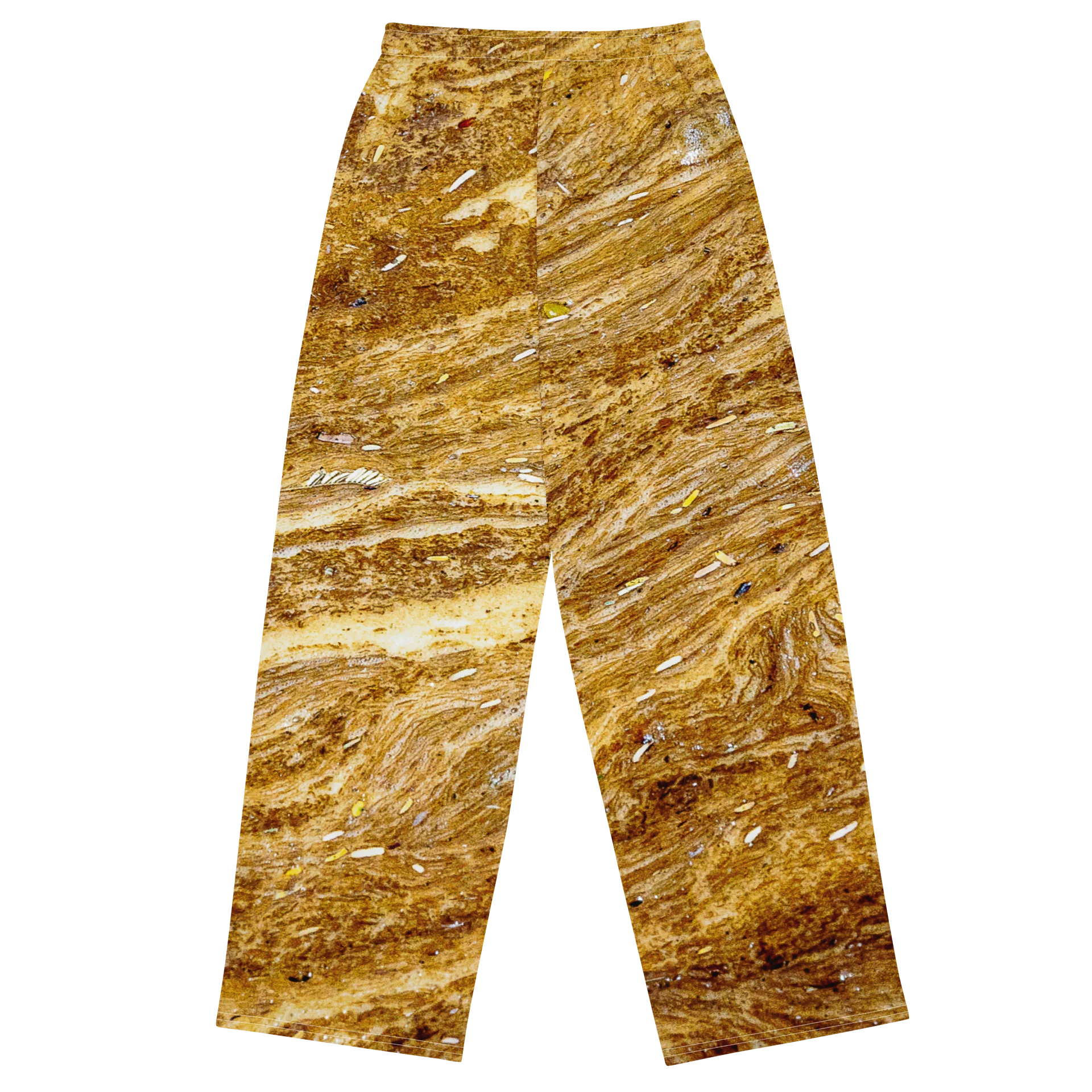 Golden Strata Unisex All-Over Print Canyon Sediment Wide-Leg Pants product image (2)