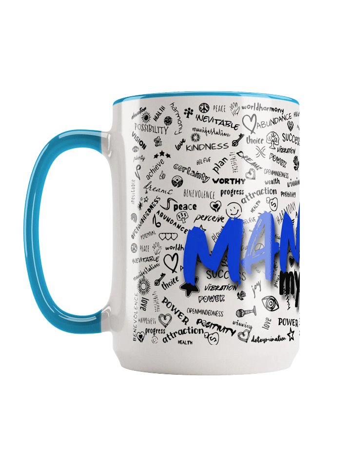 Manifest Your Reality Mug, Blue product image (2)