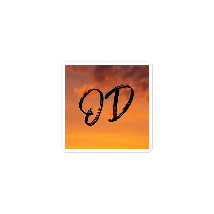 Orange Dream Sunset Sticker product image (2)