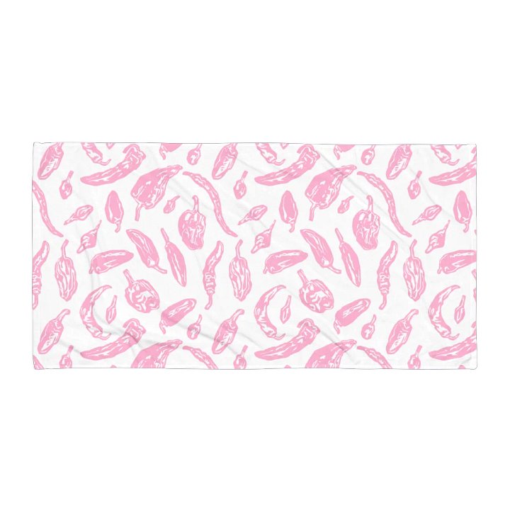 Summer Pep Beach Towel in Pink n' White product image (1)