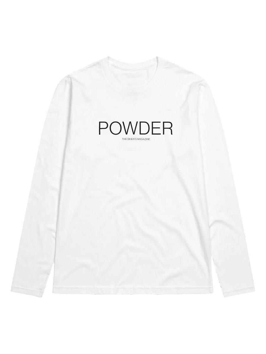 POWDER Logo | Long Sleeve Crew T-Shirt (Light) product image (1)