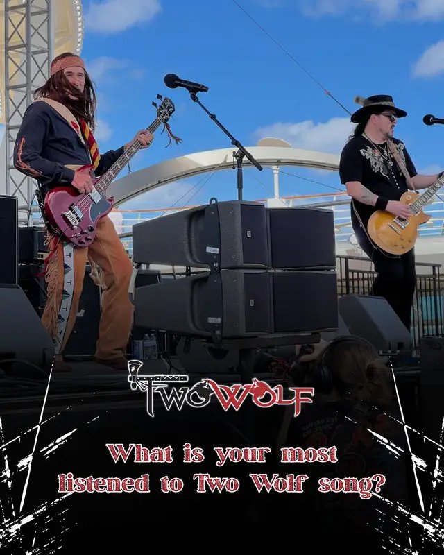 What’s your most listened-to Two Wolf song? 🐺🎸 Drop the track you keep coming back to in the comments. Let’s see which songs the pack has on repeat 🤘🏻 @krisbellmusic @cleopatra.records #TwoWolf #SouthernRock #TwoWolfFans #RockLegends #RockMusic