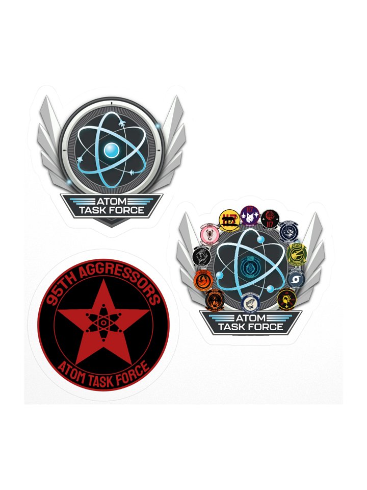 Atom Task Force Official Logo Sticker Sheet! product image (1)