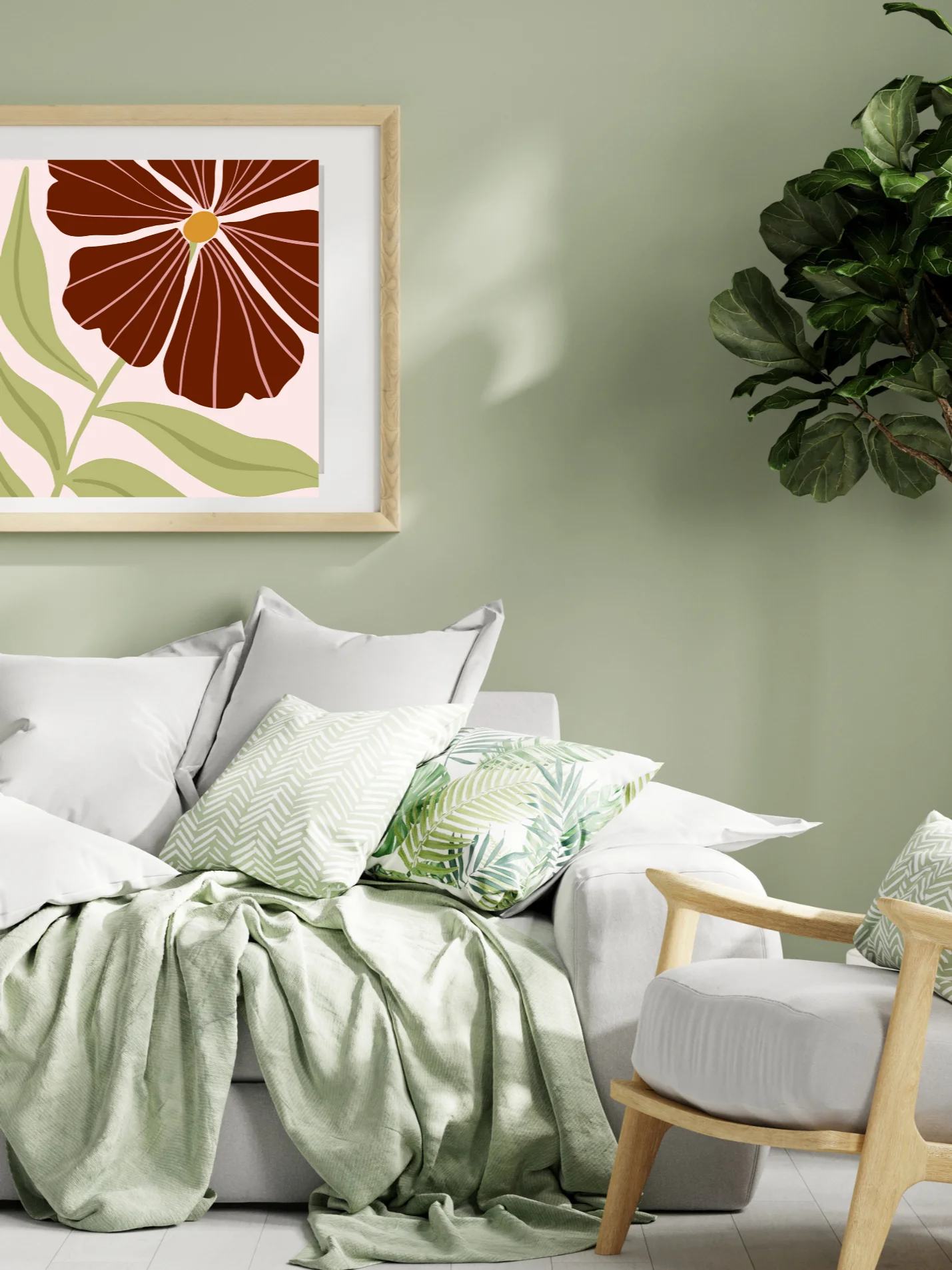 Red Boho Flower New Digital Product product image (1)