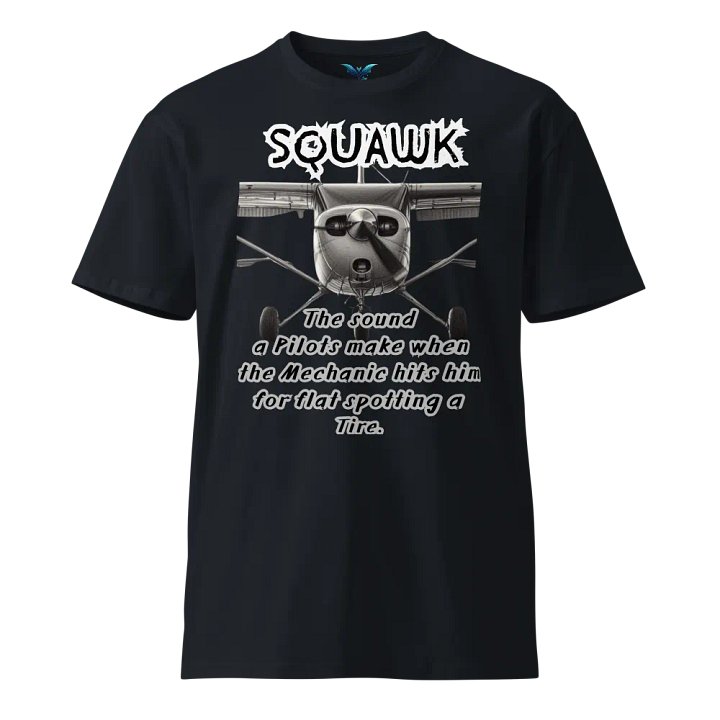 SQUAWK Aviation Humor Unisex T-Shirt product image (1)