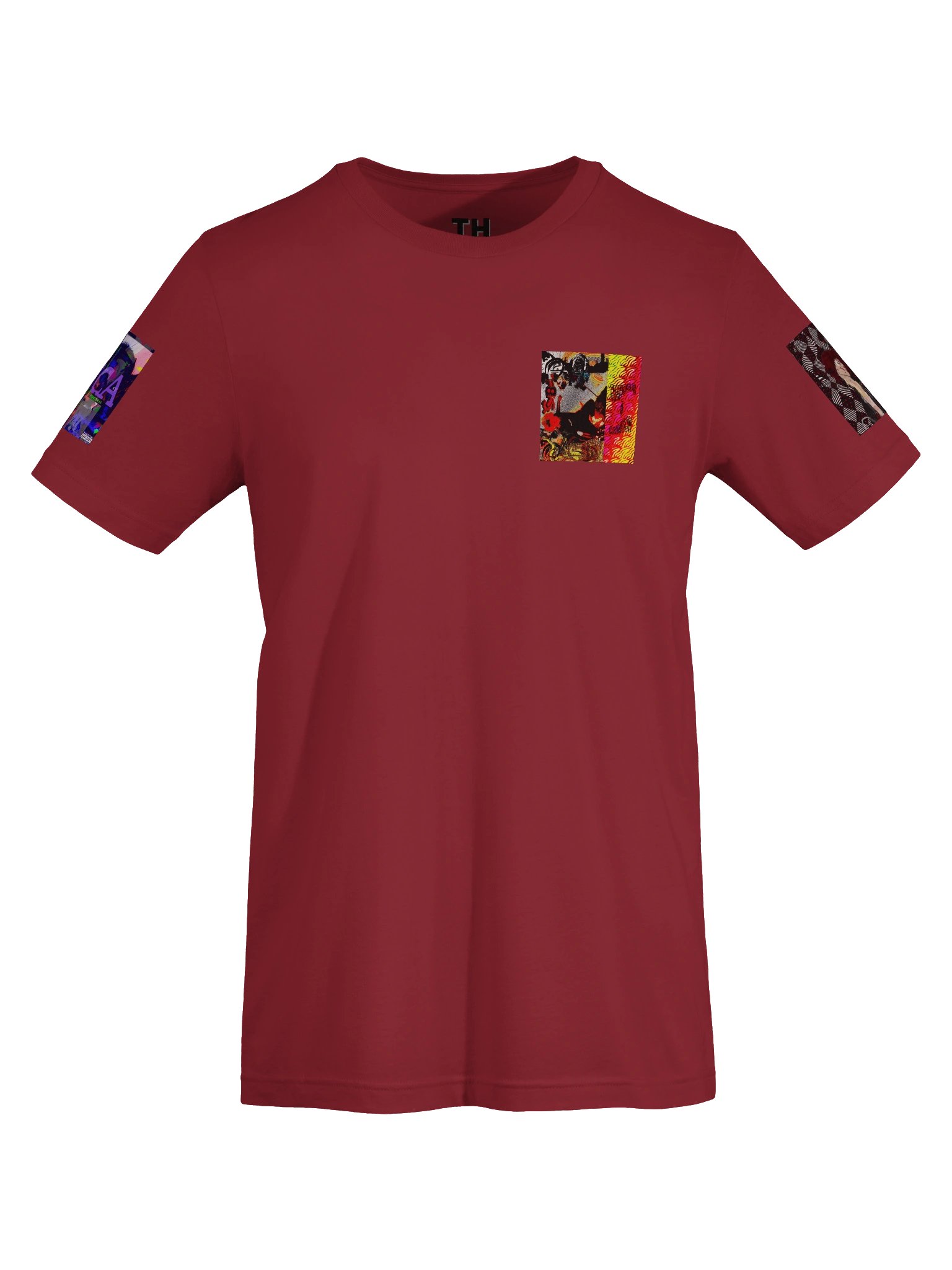 Tee - thaddeus & crimson Cardinal Red product image (5)