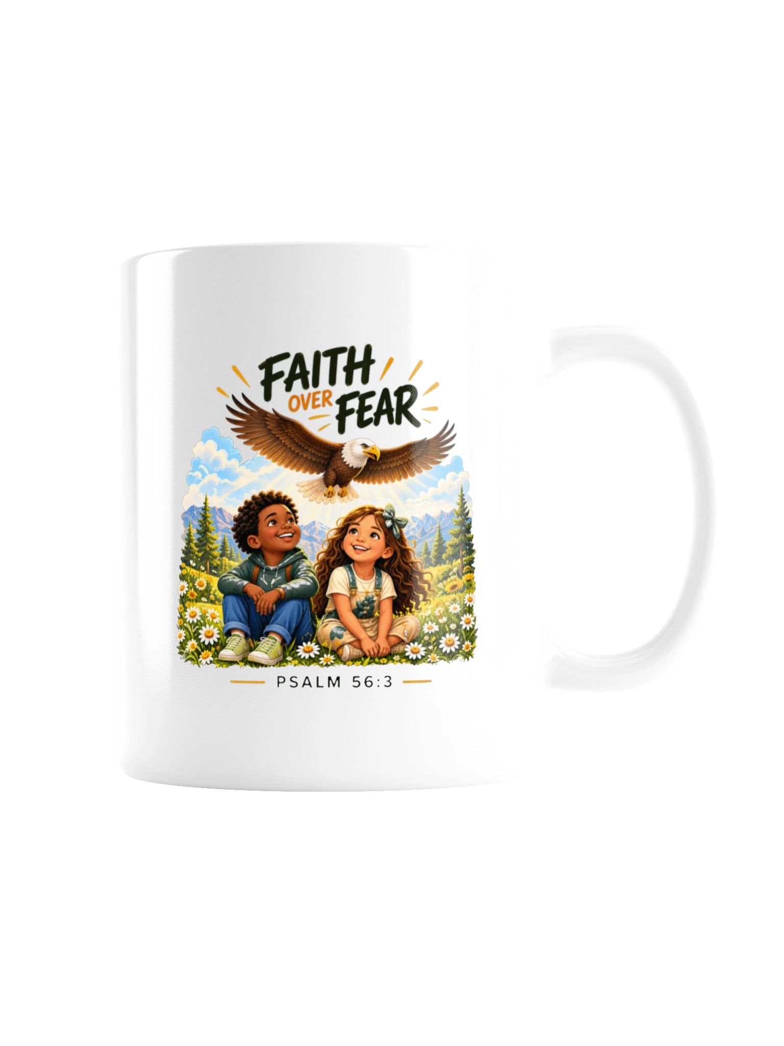 Faith Over Fear — RBF Eagle Mug product image (3)