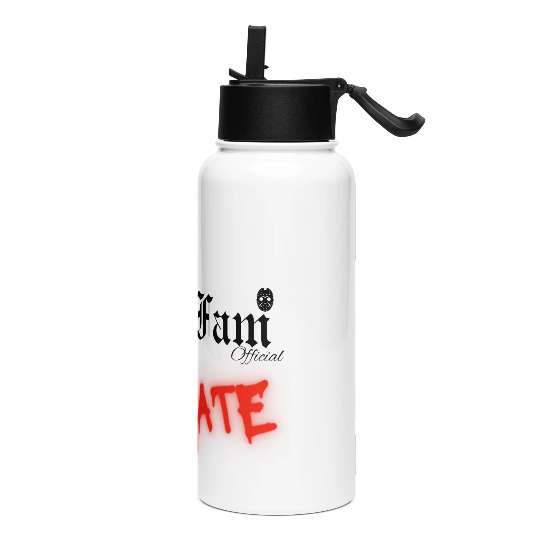 GRIM FAM "HYDRATE” Bottle #2 - Double-walled stainless steel with vacuum insulation 32 oz (950 ml) product image (3)