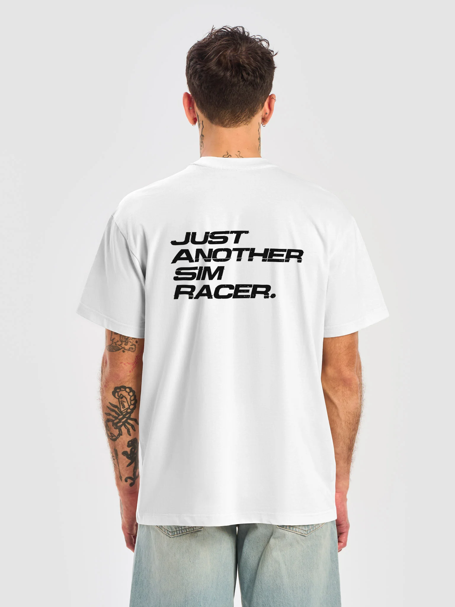 JASR White Tee Mono product image (1)
