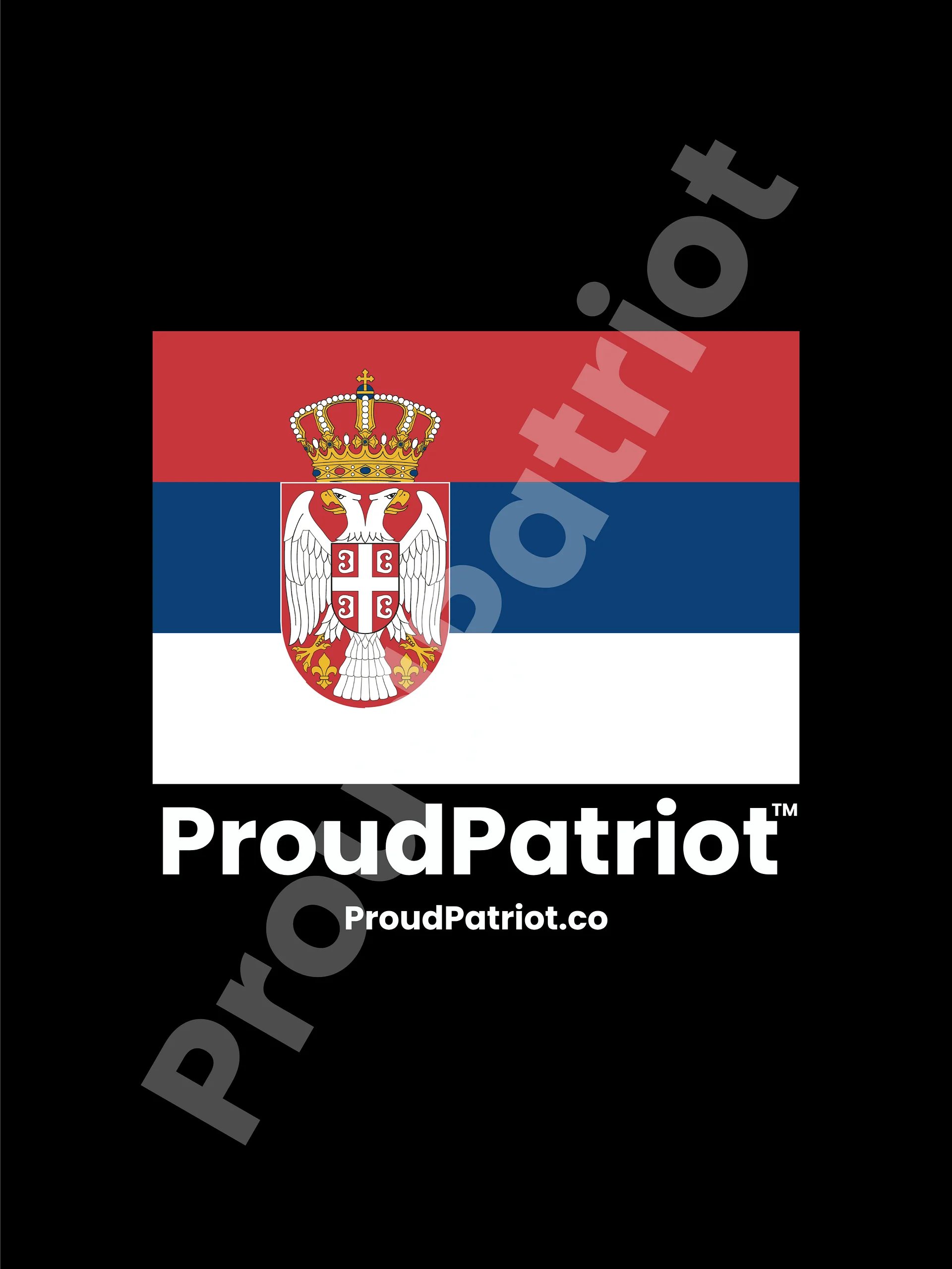 Serbia Proud Screensaver Dark Mode product image (1)