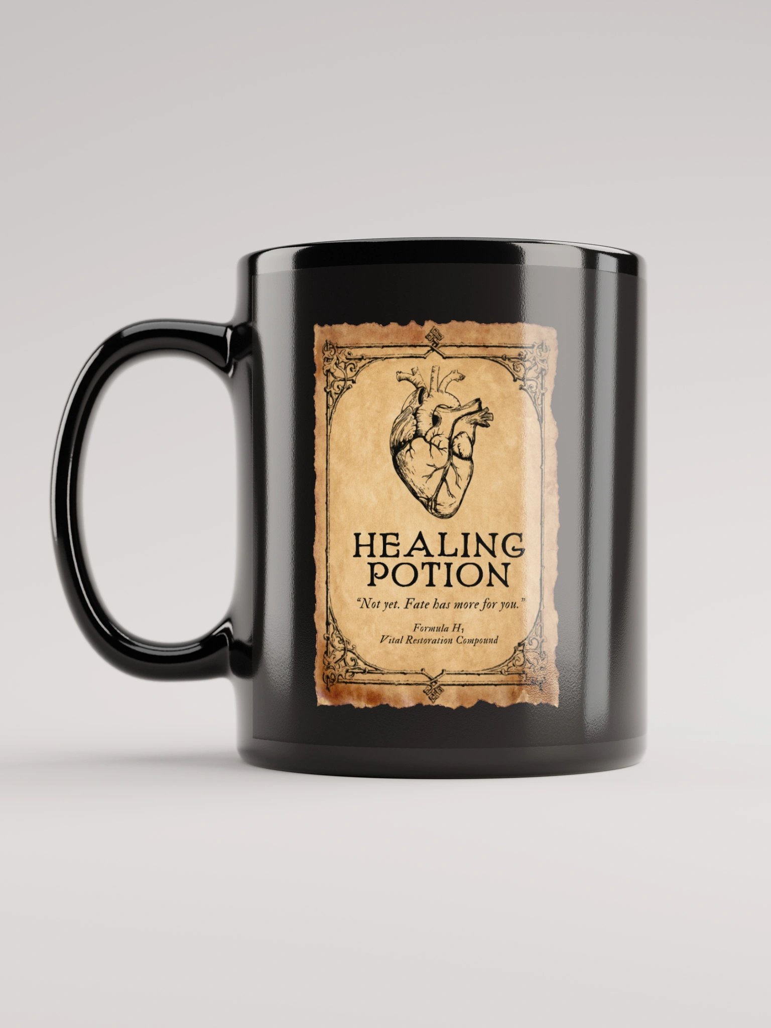 Dark Healing Potion Mug (Parchment Version) product image (6)