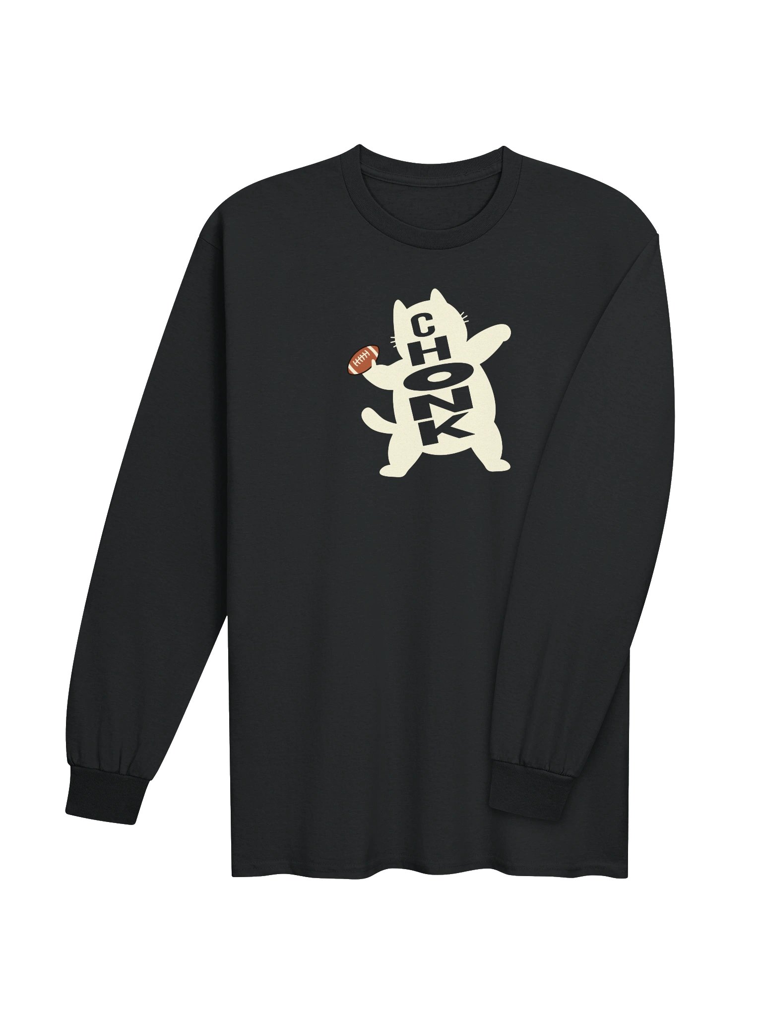 American Football Chonk Cat 2 - Unisex Adult Long Sleeve T-shirt product image (3)