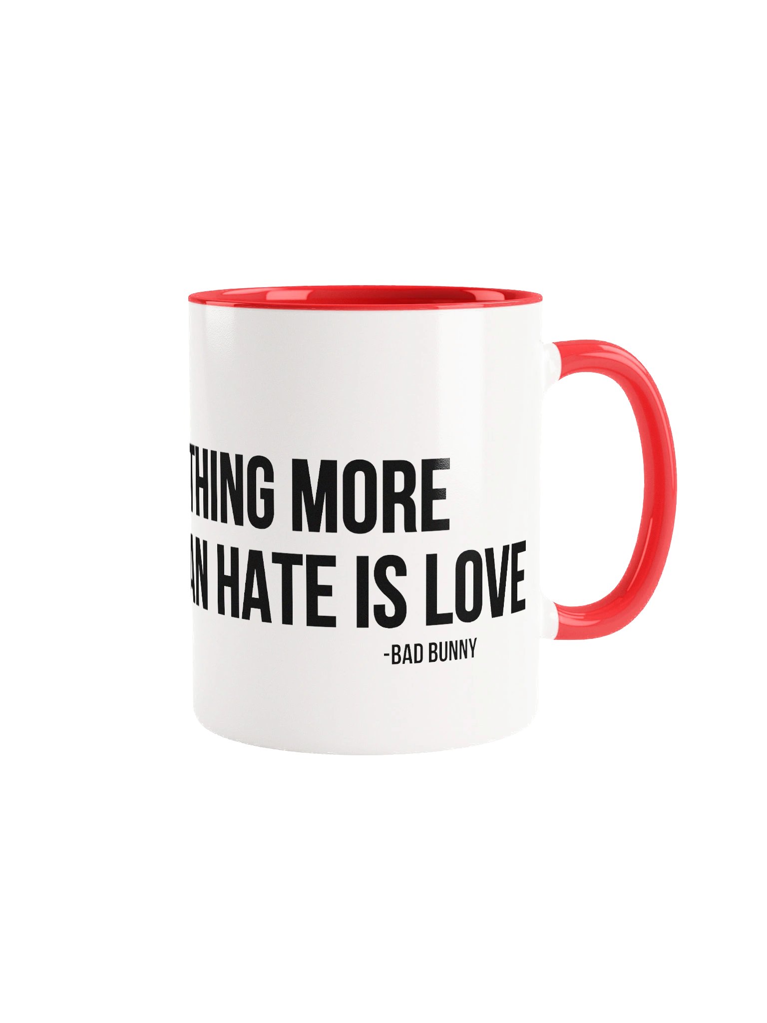 The Only Thing More Powerful Than Hate Is Love Mug - Being Liberal product image (17)