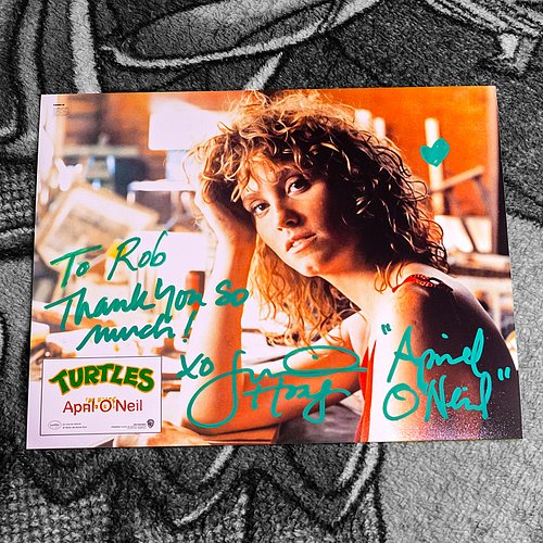 The little boy inside me that was obsessed with TMNT growing up is screaming that I got to hang out with April O’Neil all wee...