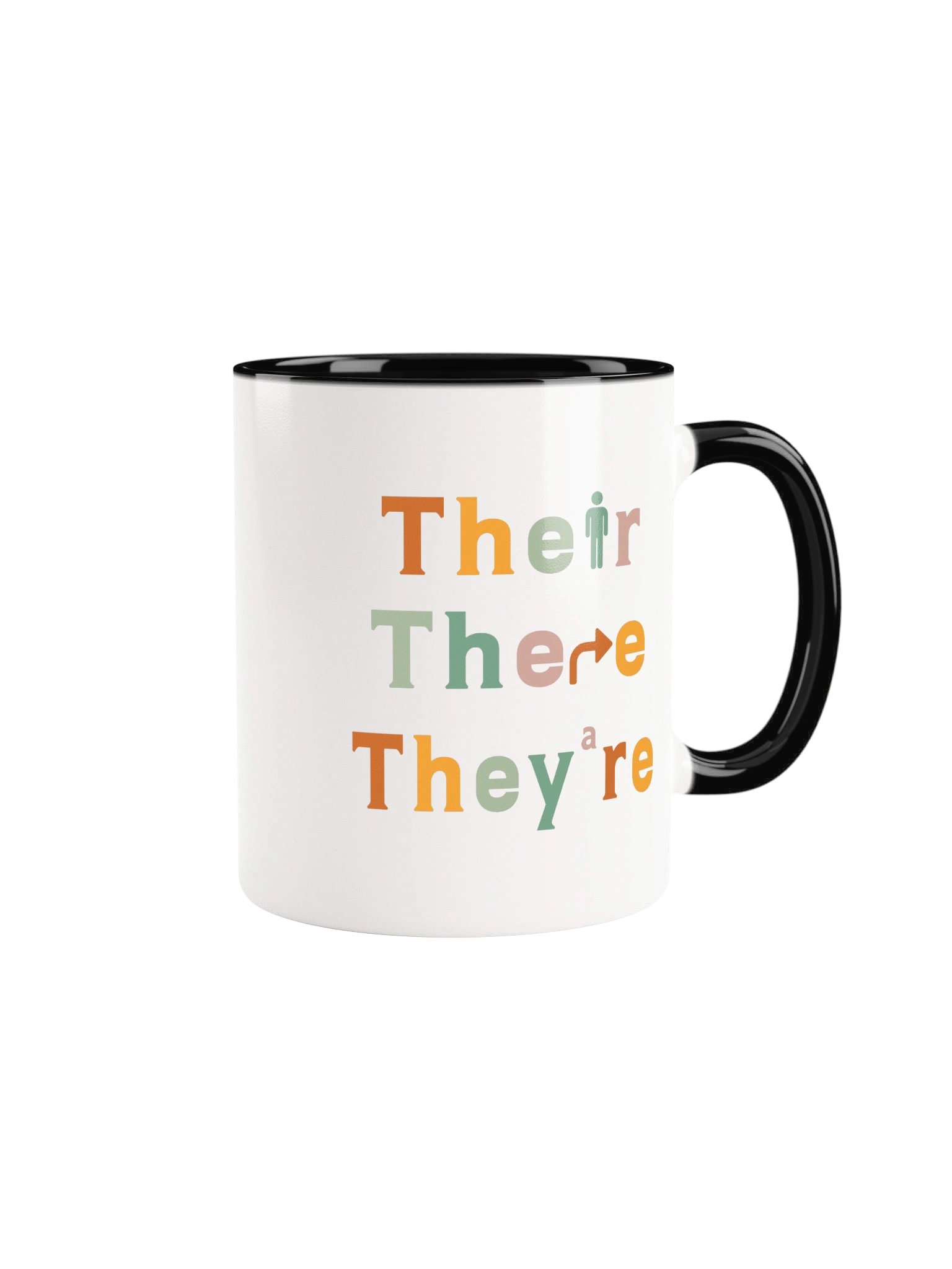English Teacher Colorful Grammar Mug Their There They’re product image (7)