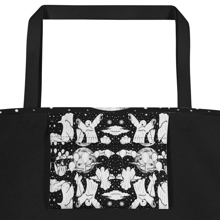Floaty Ghosty, Night Sky Tote Bag product image (2)