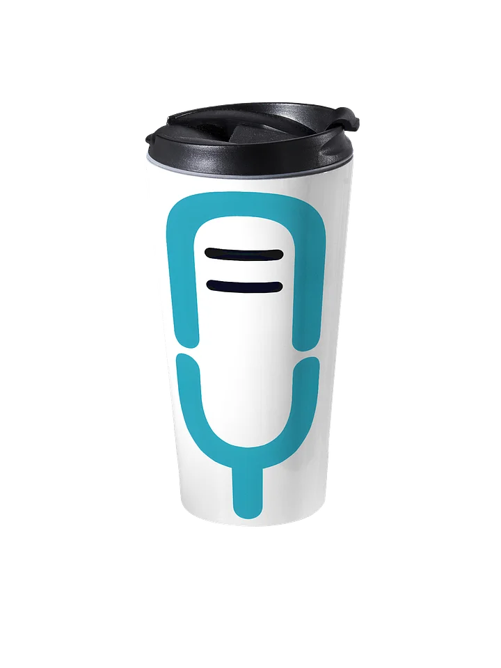 FunnyNFarbsy Microphone Logo Stainless Steel Travel Mug product image (2)