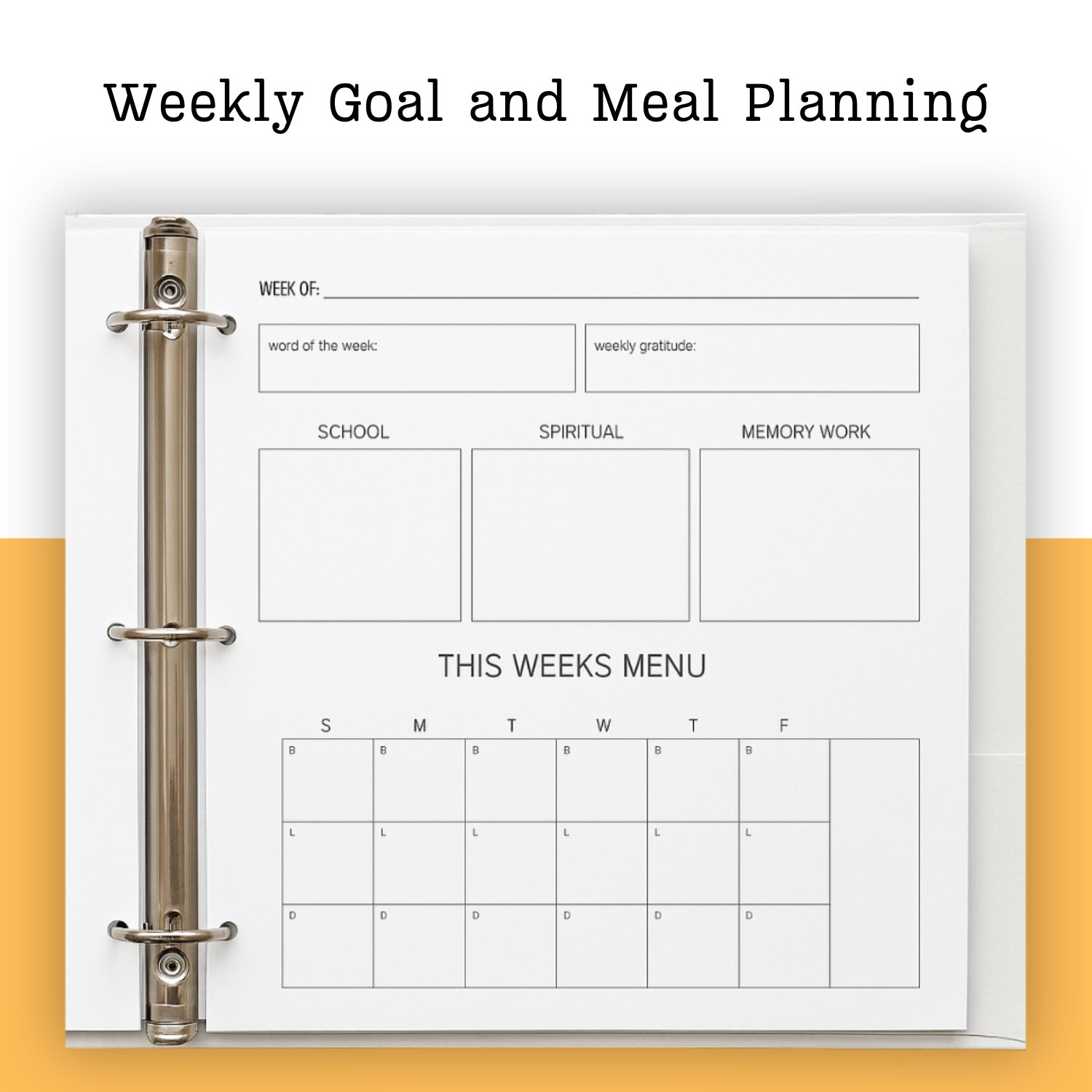 Natsarim Homeschool Planner Printable (Members) product image (4)