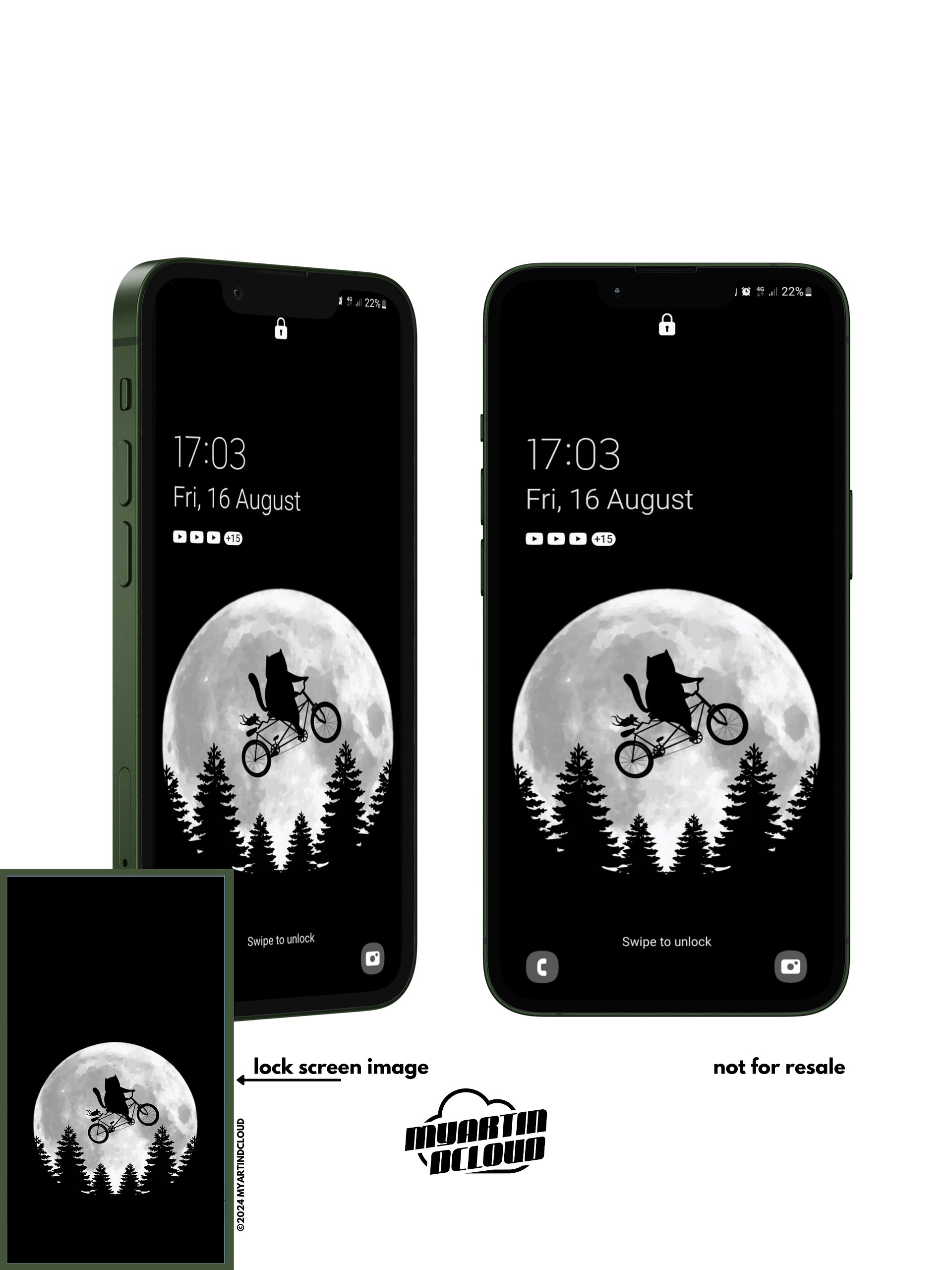 Moonlit Adventure Lock Screen Wallpaper product image (1)