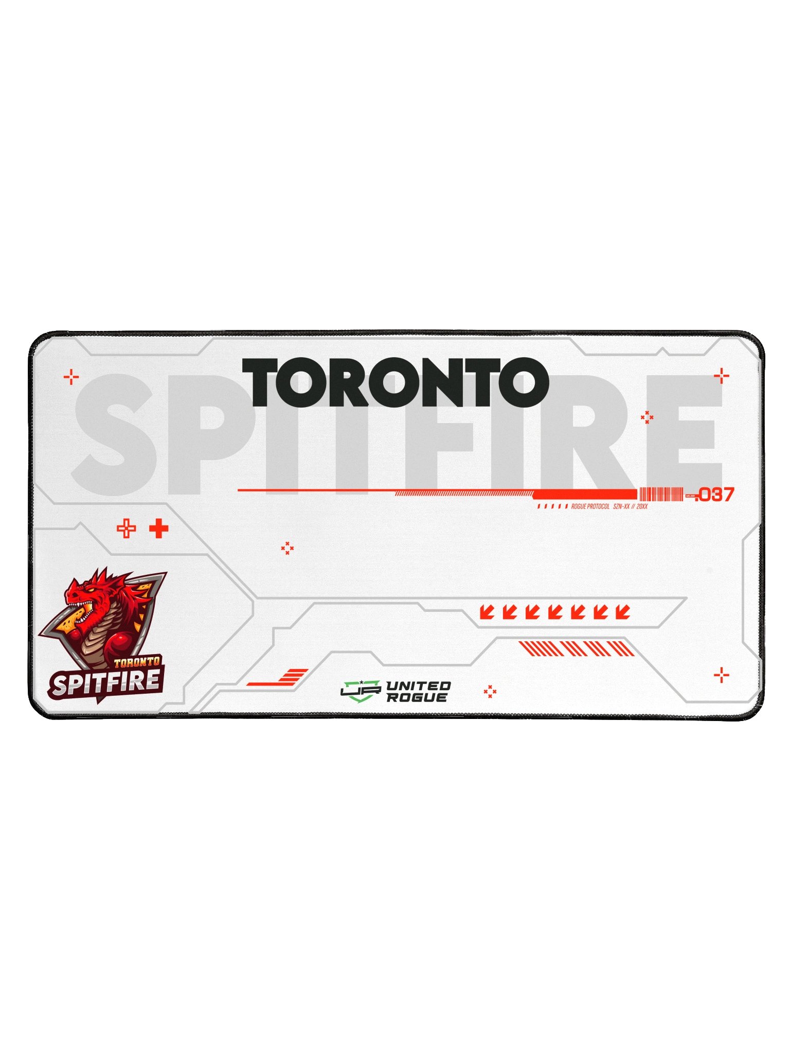 Toronto Spitfire White Desk Mat product image (1)