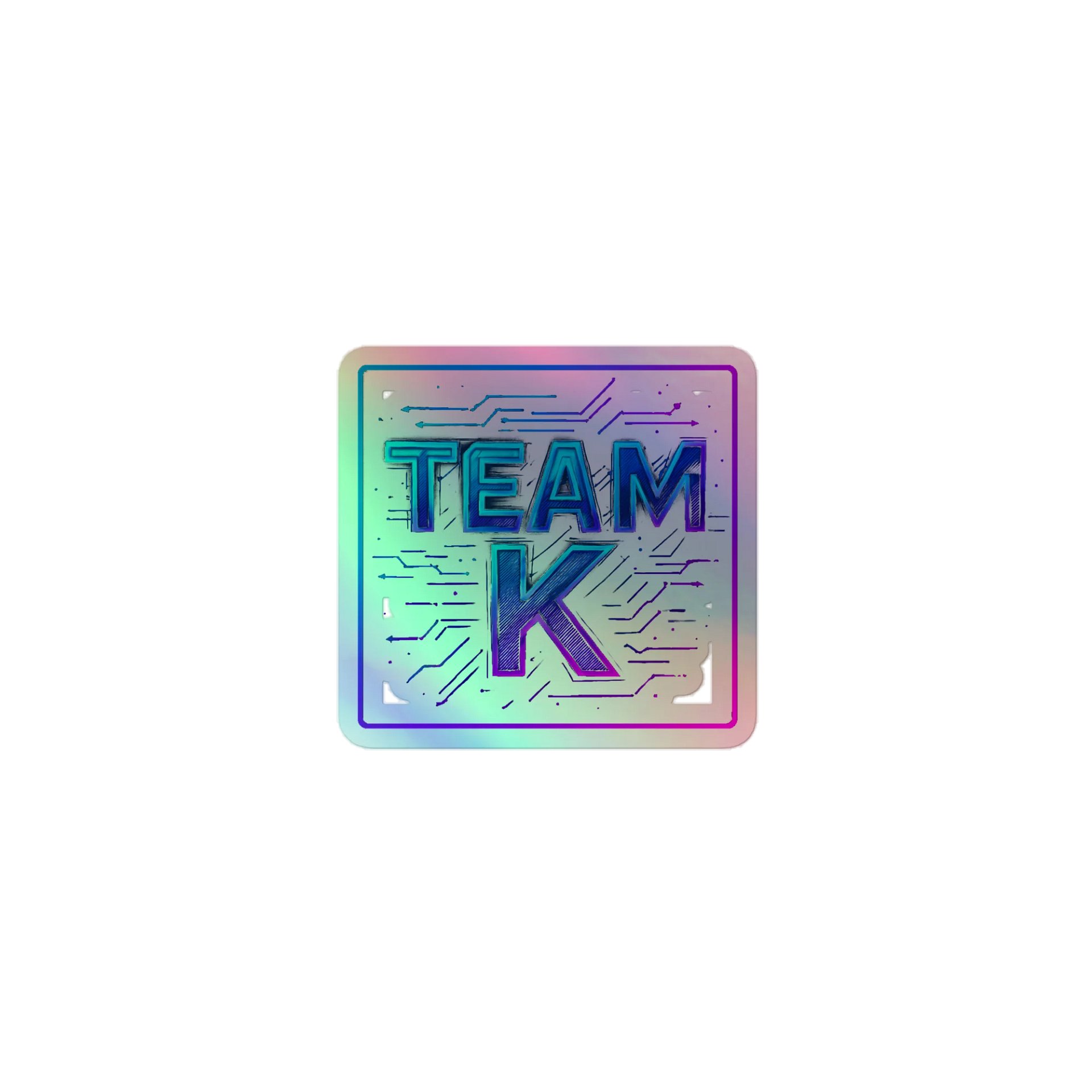 Team K V-11 HOLOGRAPHIC" STICKERS product image (1)