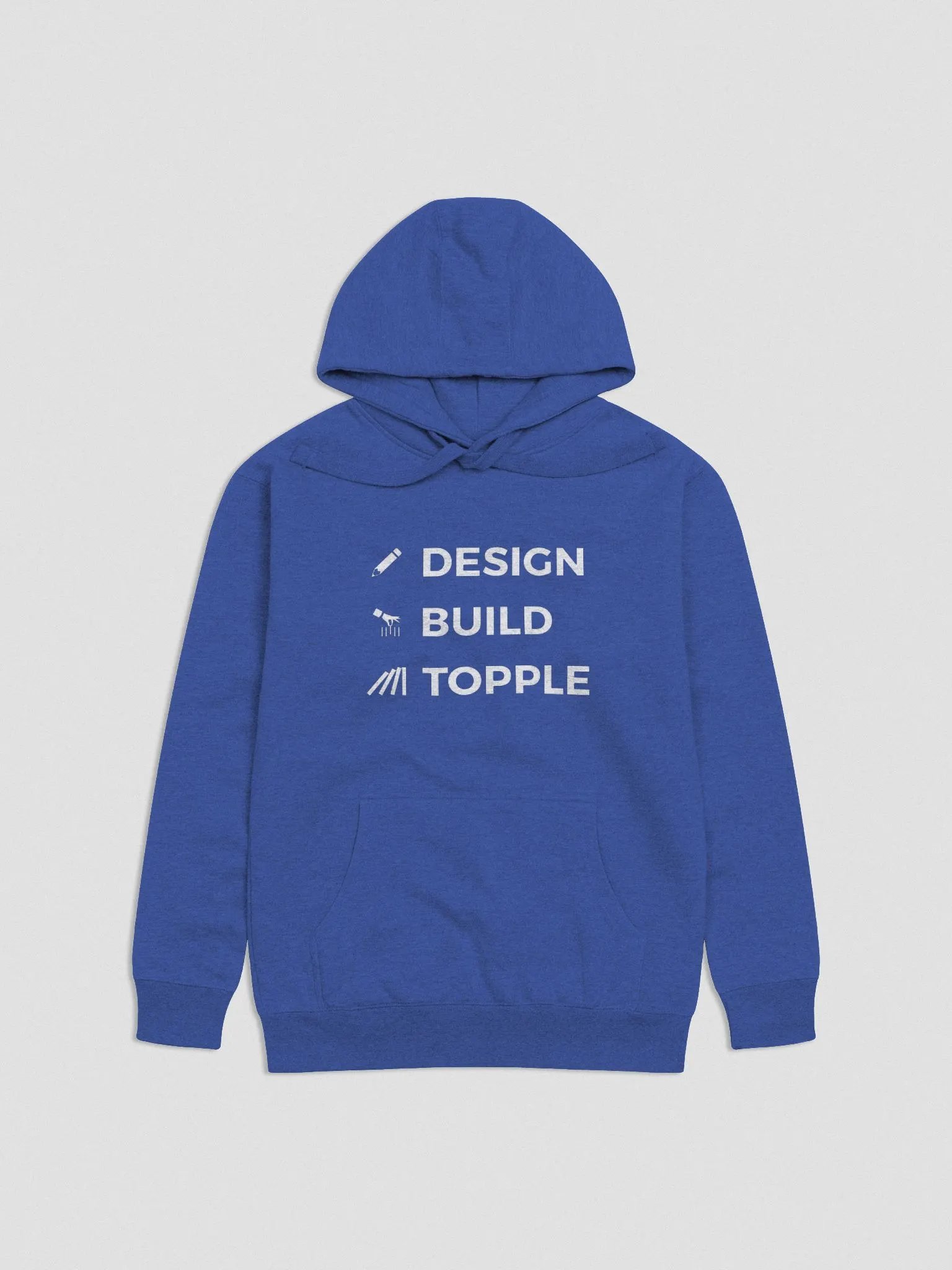 "DESIGN BUILD TOPPLE" Hoodie product image (3)