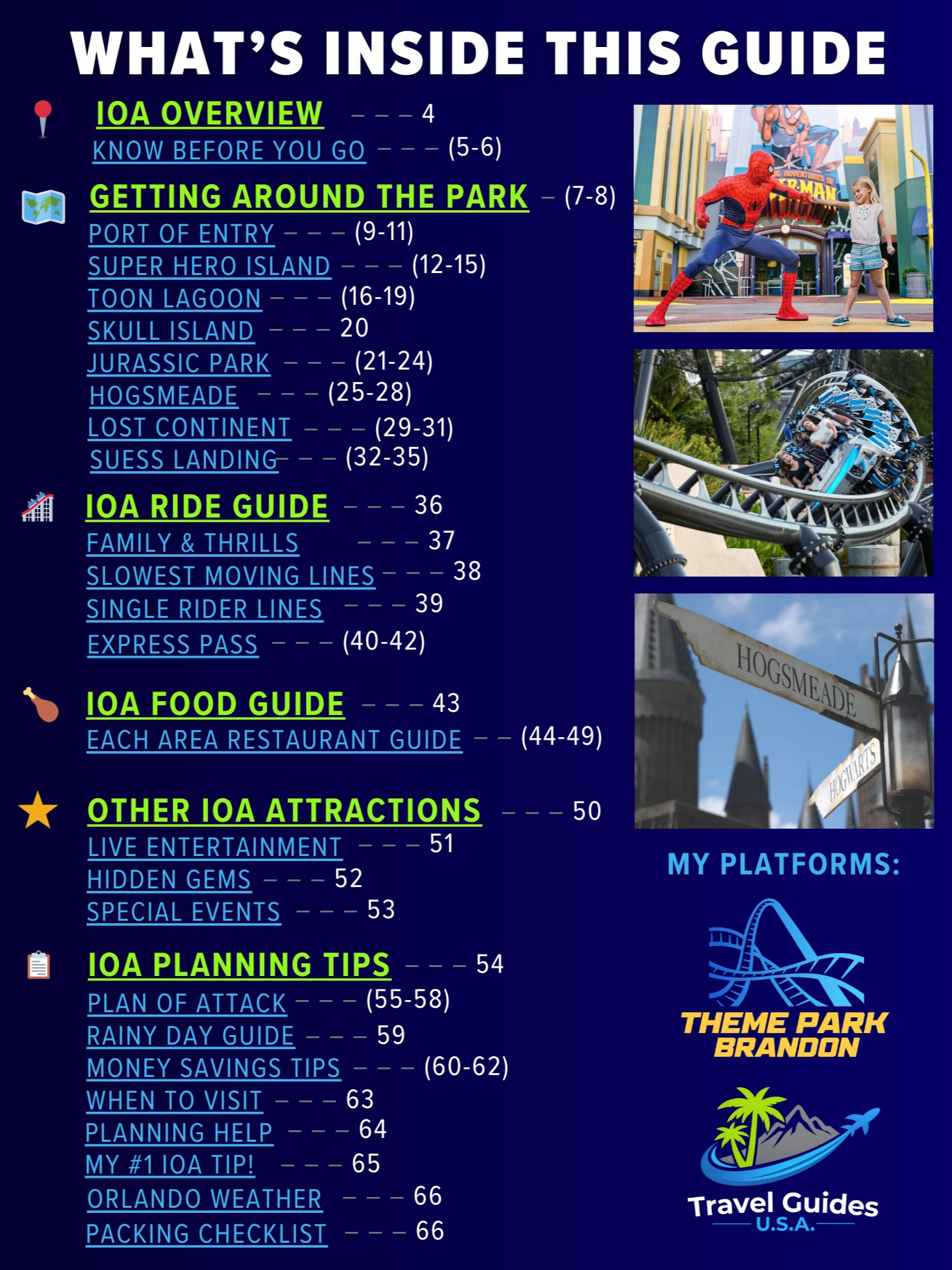 Universal Orlando Guide Bundle 2026 | All 3 Parks Printable Digital PDFs, Instant Download product image (2)