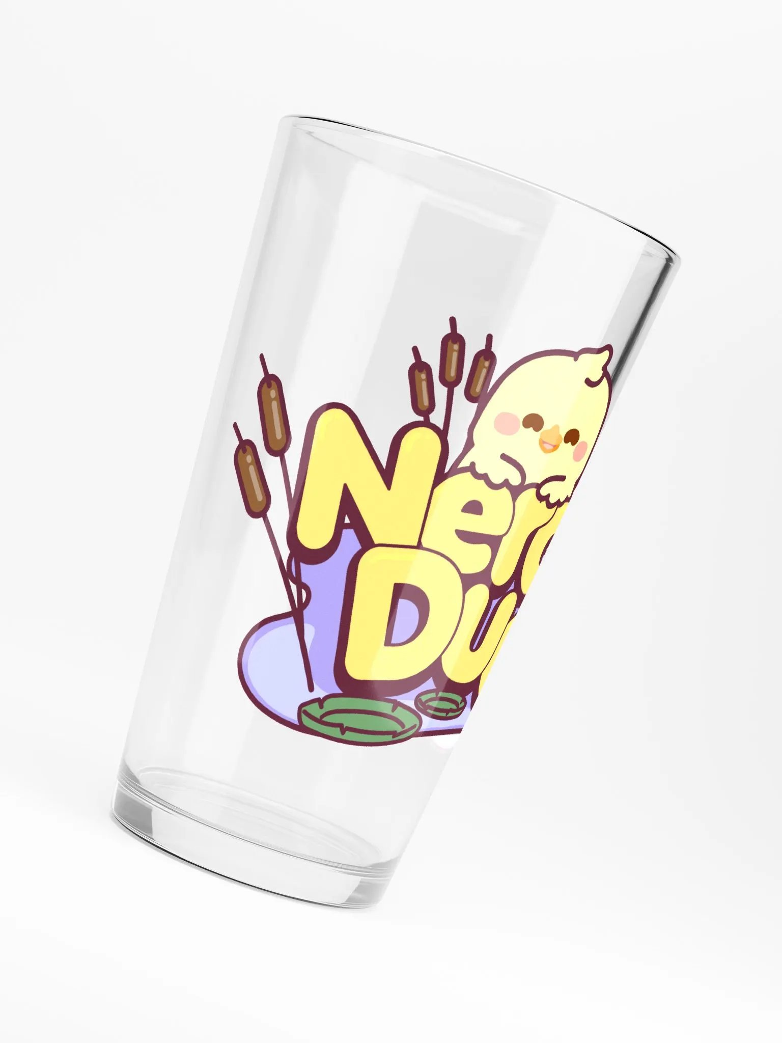 Nerd Ducky Pint Glass product image (6)