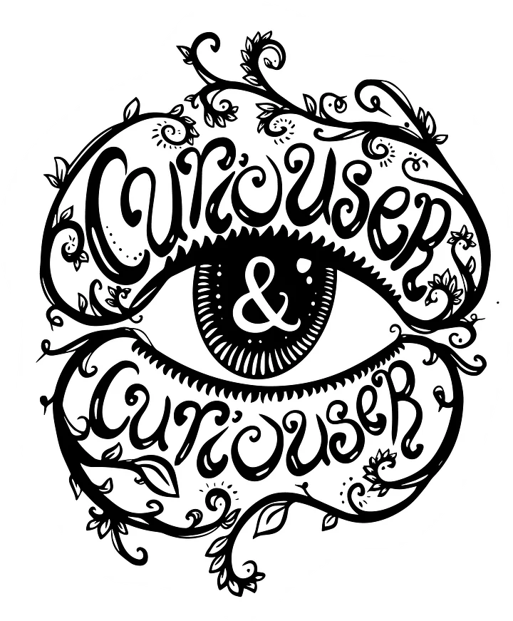 Curiouser & Curiouser Sticker product image (1)