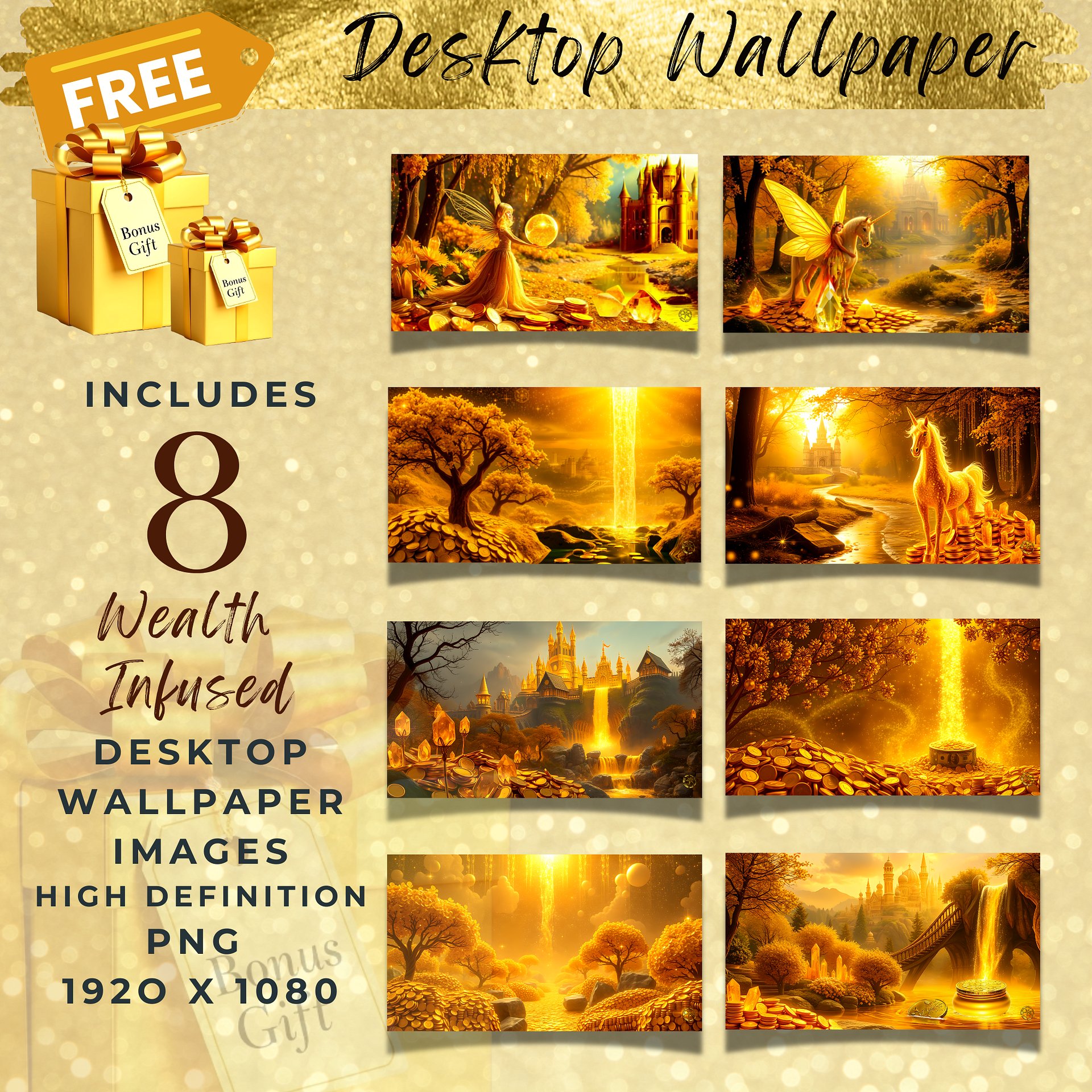 808 Hz BRILLIANCE Subliminal Wealth Activation Bundle product image (5)