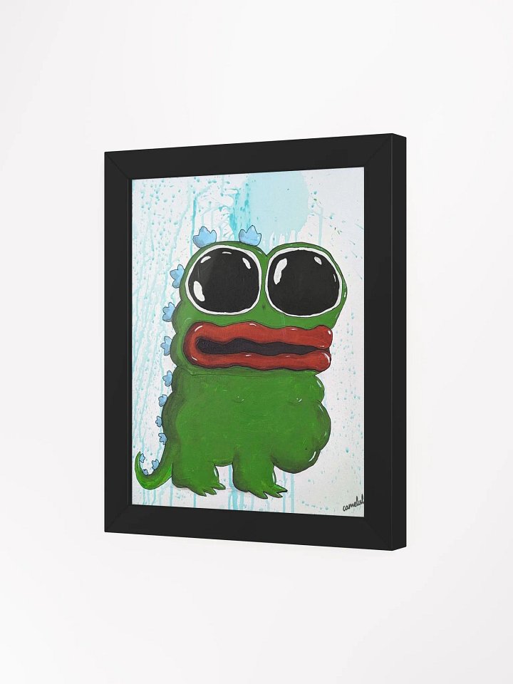 "REPTAR" PEPE PAINTING | FRAMED PRINT product image (1)