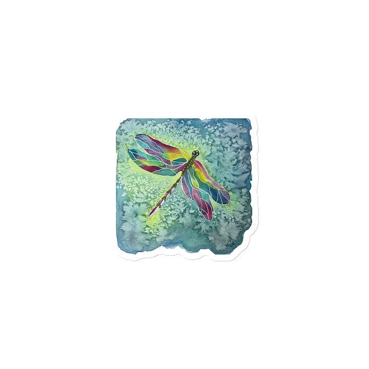 Vibrant Dragonfly Die-Cut Magnet product image (1)