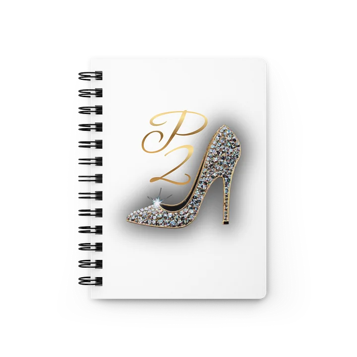 Poised Princess P2 Golden Stiletto Spiral Journal product image (1)