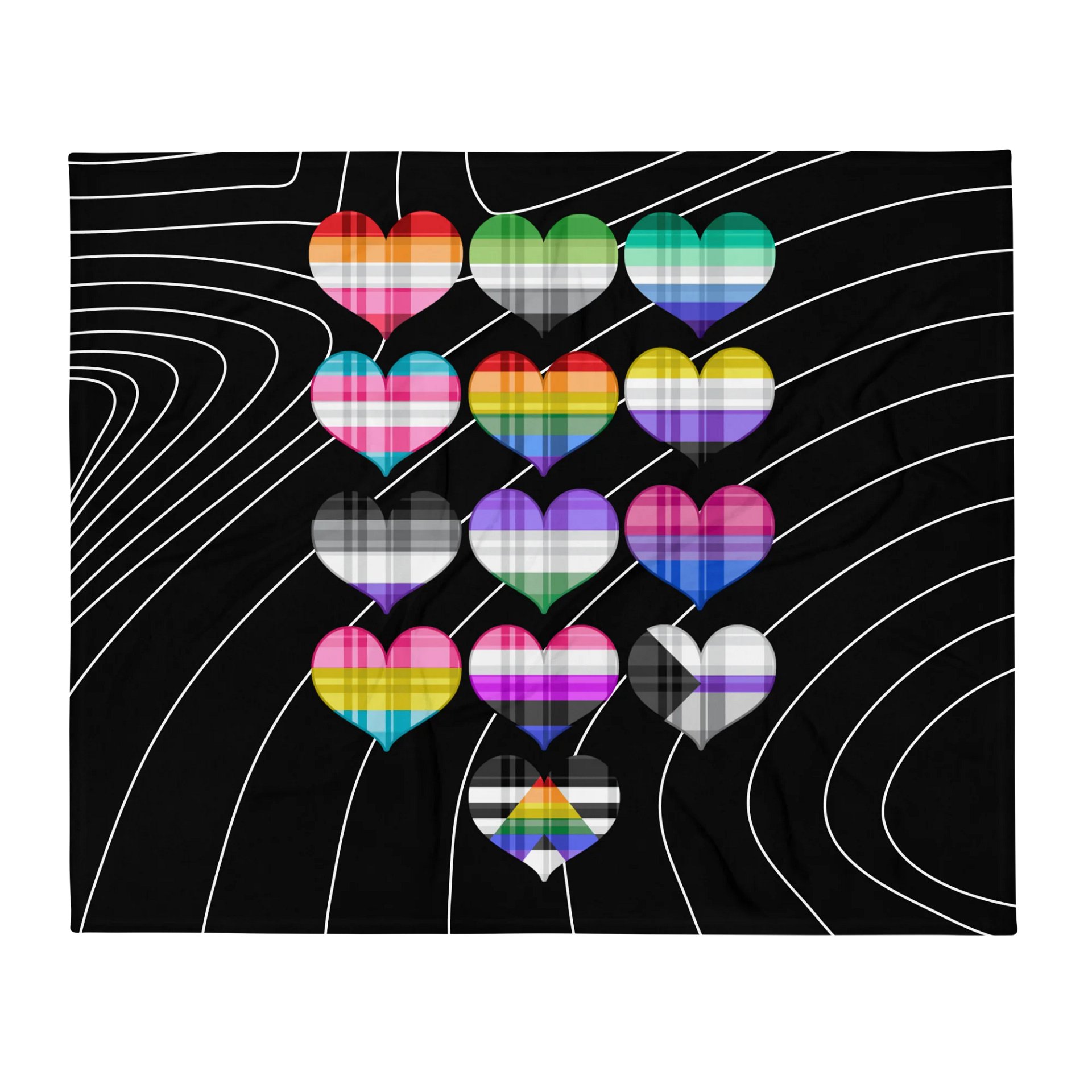 All The Hearts Blankie product image (1)