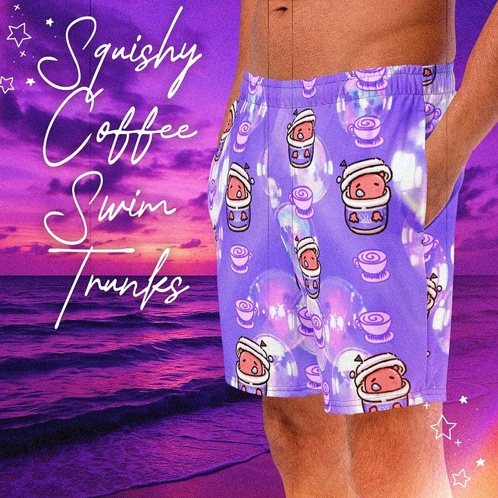 Squishy Coffee Swim Trunks product image (1)