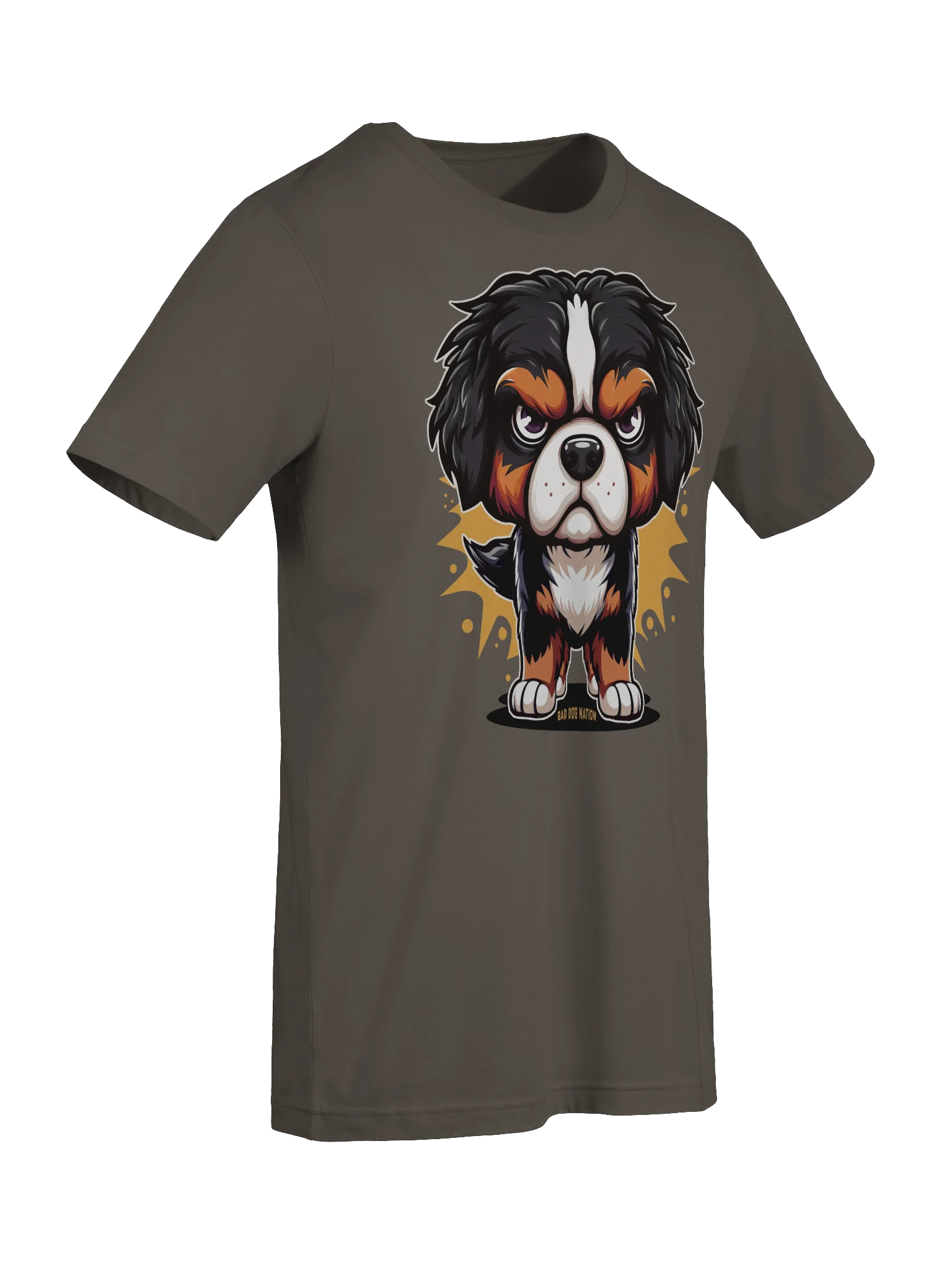 Bernese Mountain Dog Angry Pup - Premium Unisex T-shirt product image (3)