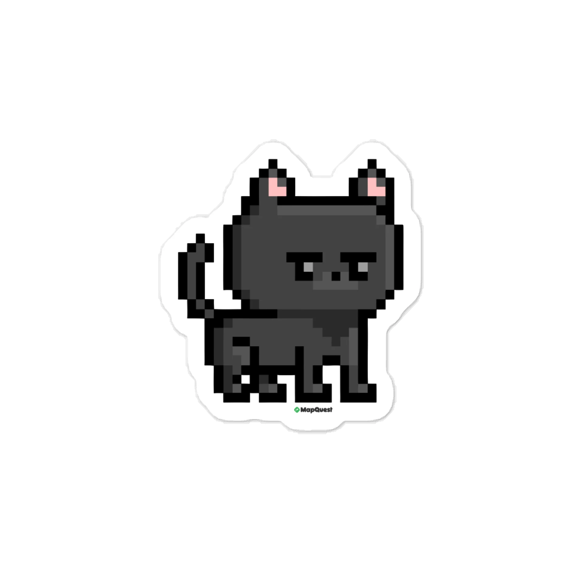 Black Cat Questie Kiss-Cut Vinyl Decal - Multiple Sizes product image (1)