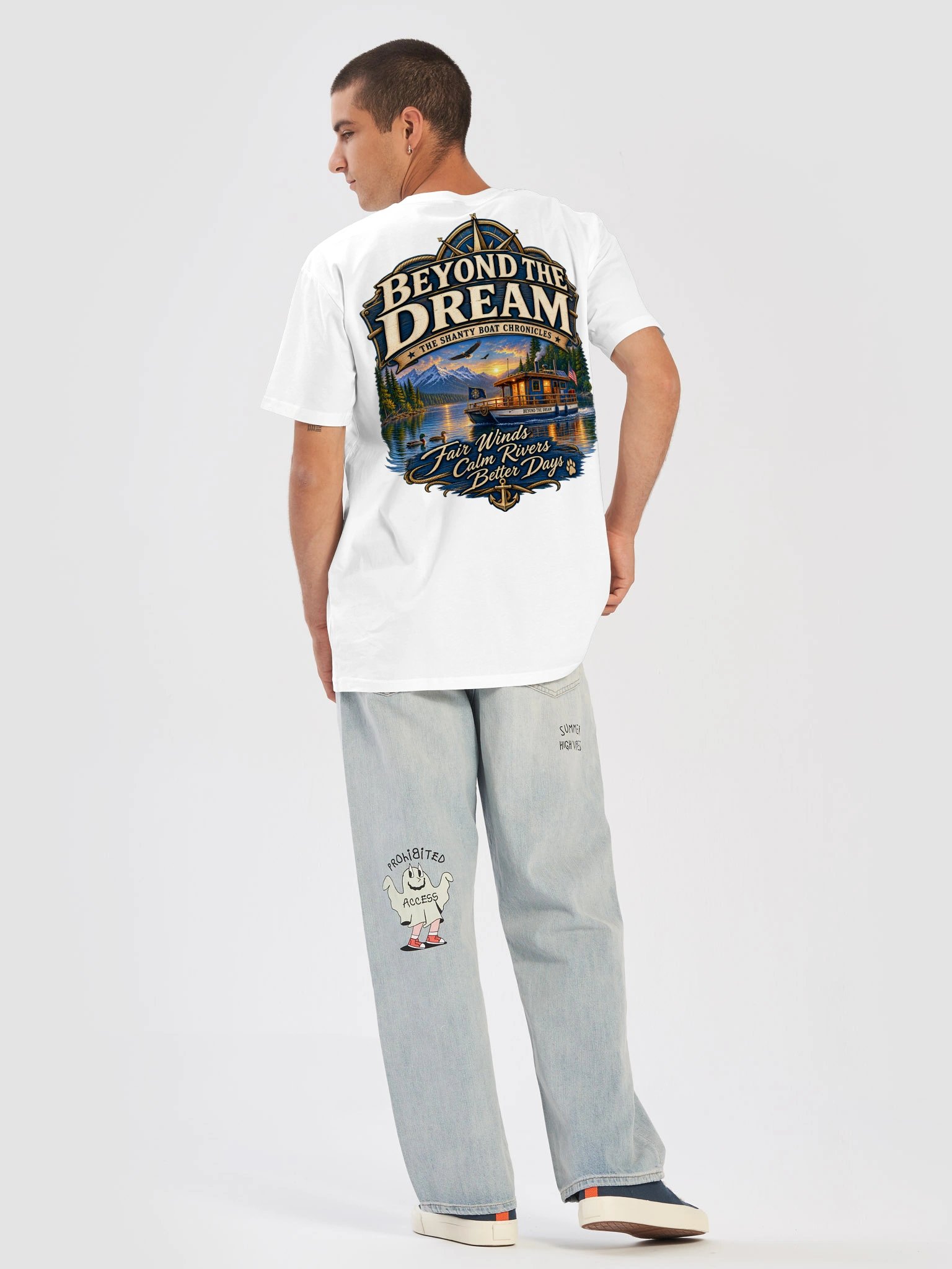 Beyond the Dream Classic Premium T-Shirt – White product image (6)