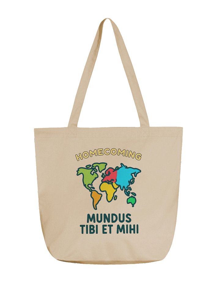 HOMECOMING - MUNDUS TIBI ET MIHI World Map Tote Bag product image (1)