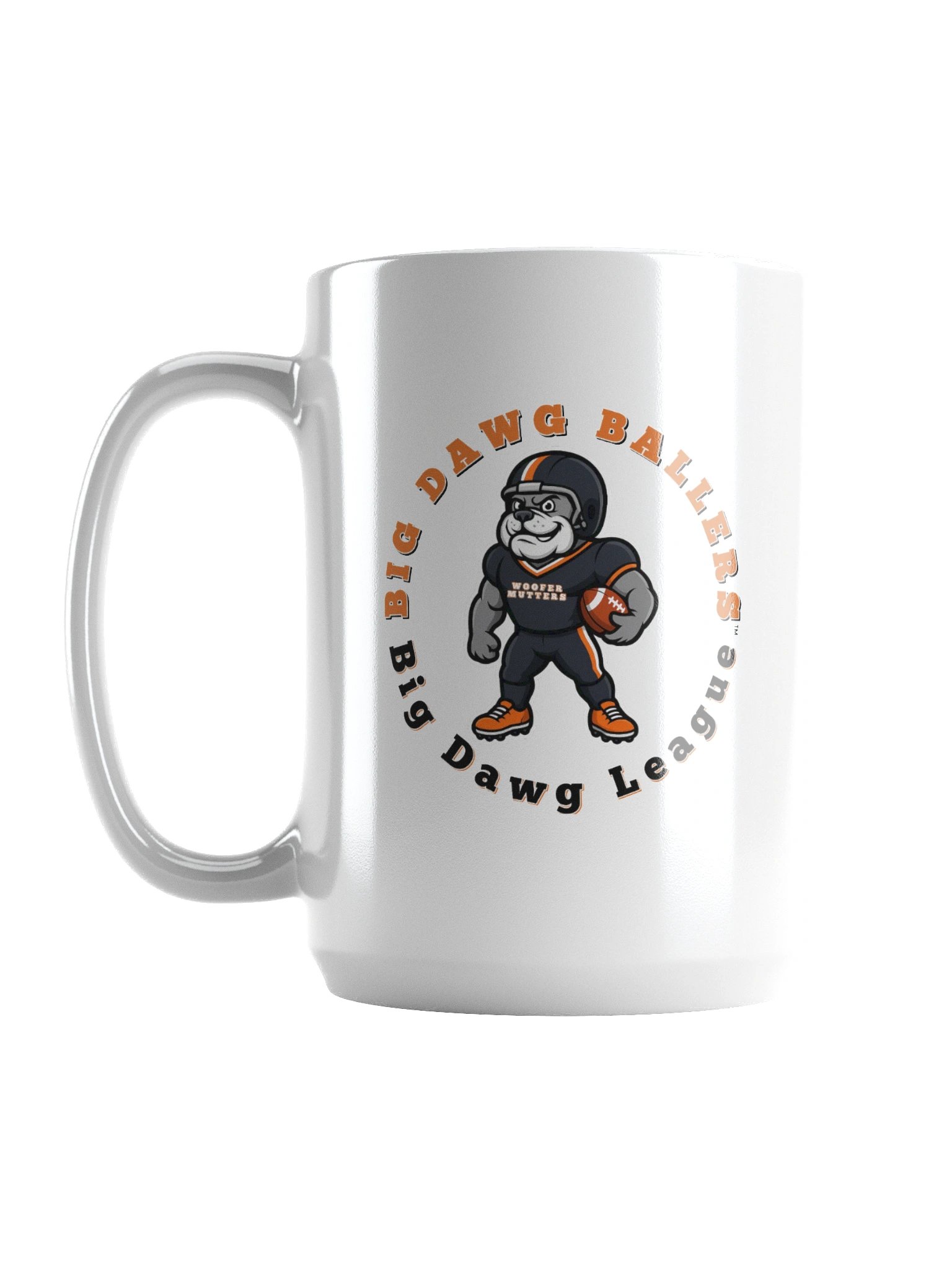 WooferMutter™ Bulldawg White Ceramic Mug product image (1)