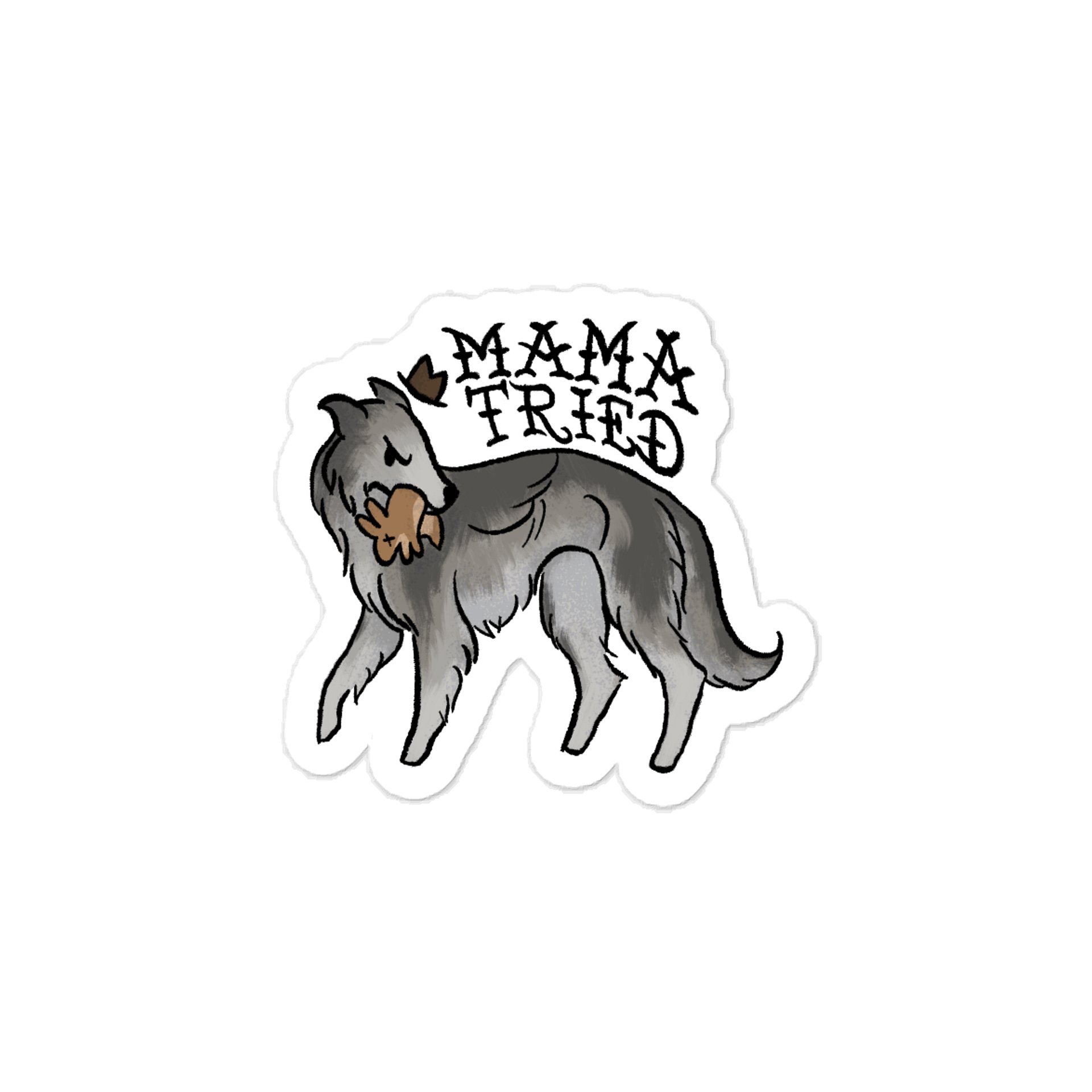 Mama Tried Sticker - Chinchilla product image (1)