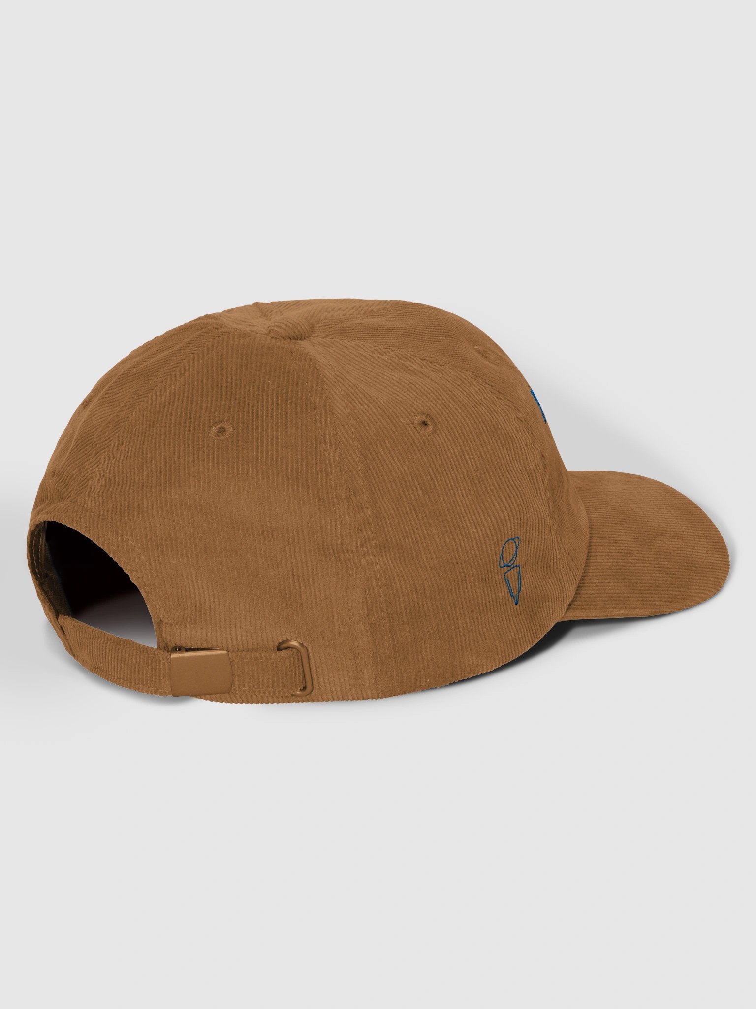 Fountain in an Ocean Embroidered Corduroy Hat product image (4)