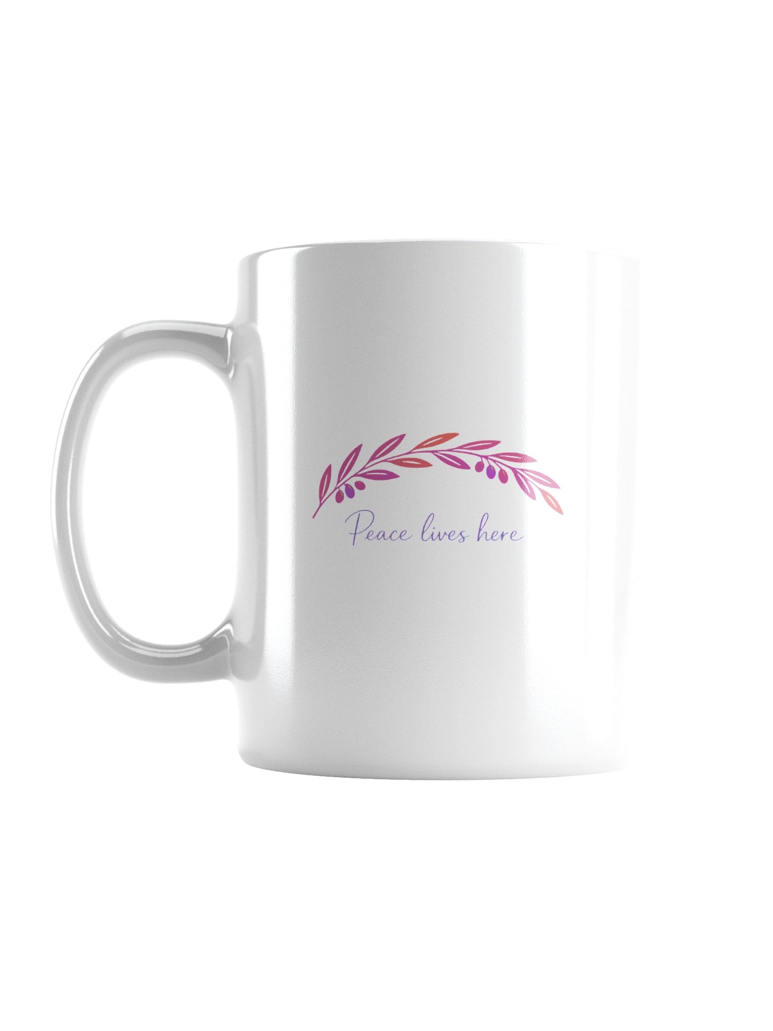 Peace Lives Here Mug | 15oz Christian Coffee Cup product image (3)